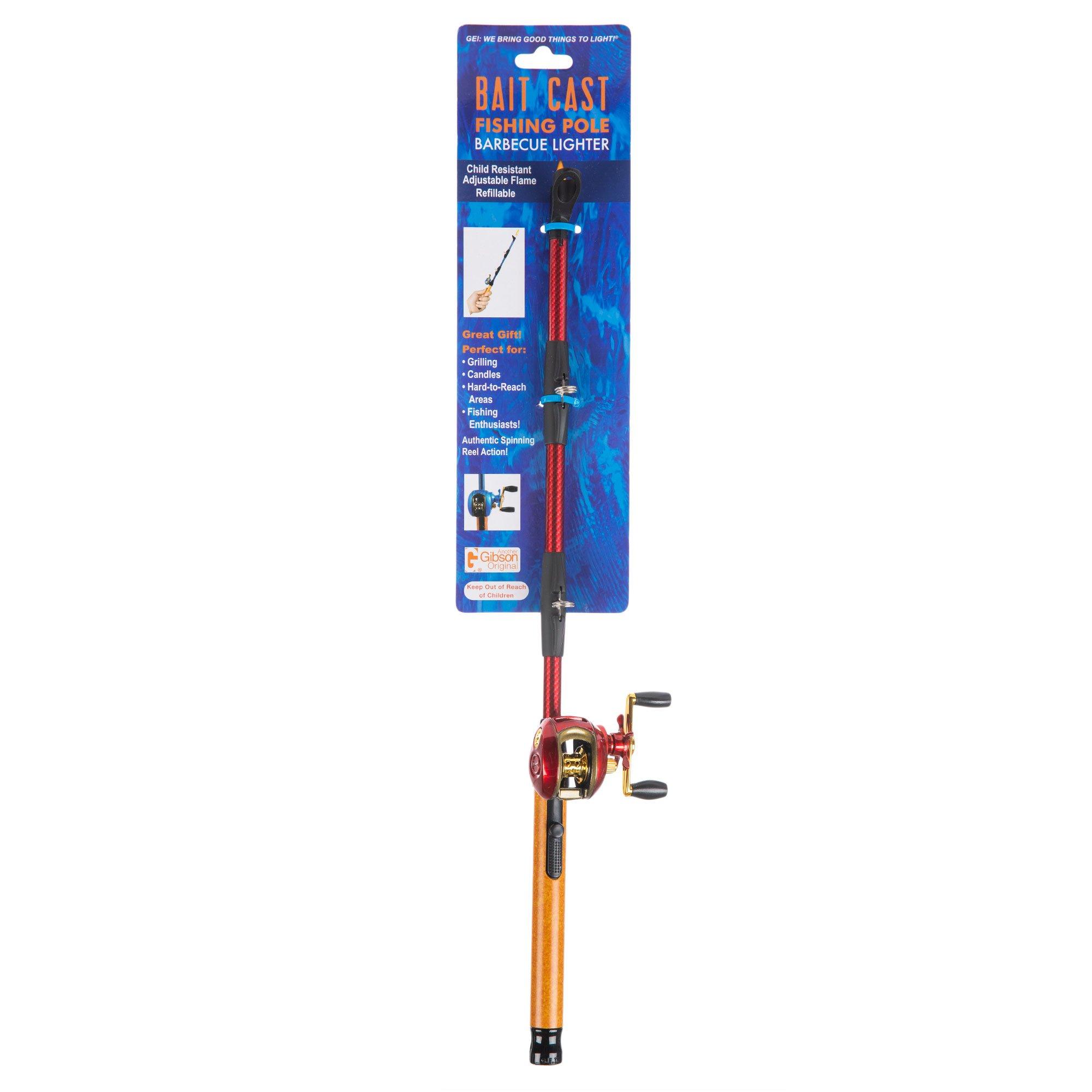 G.E.I.® Bait Cast Fishing Pole BBQ Lighter – Multipurpose Lighter 