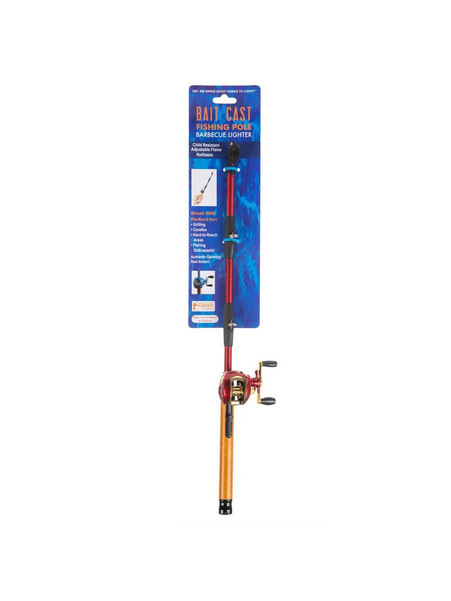 bass pro shop fishing pole lighter Bait Cast Fishing Pole BBQ Lighter