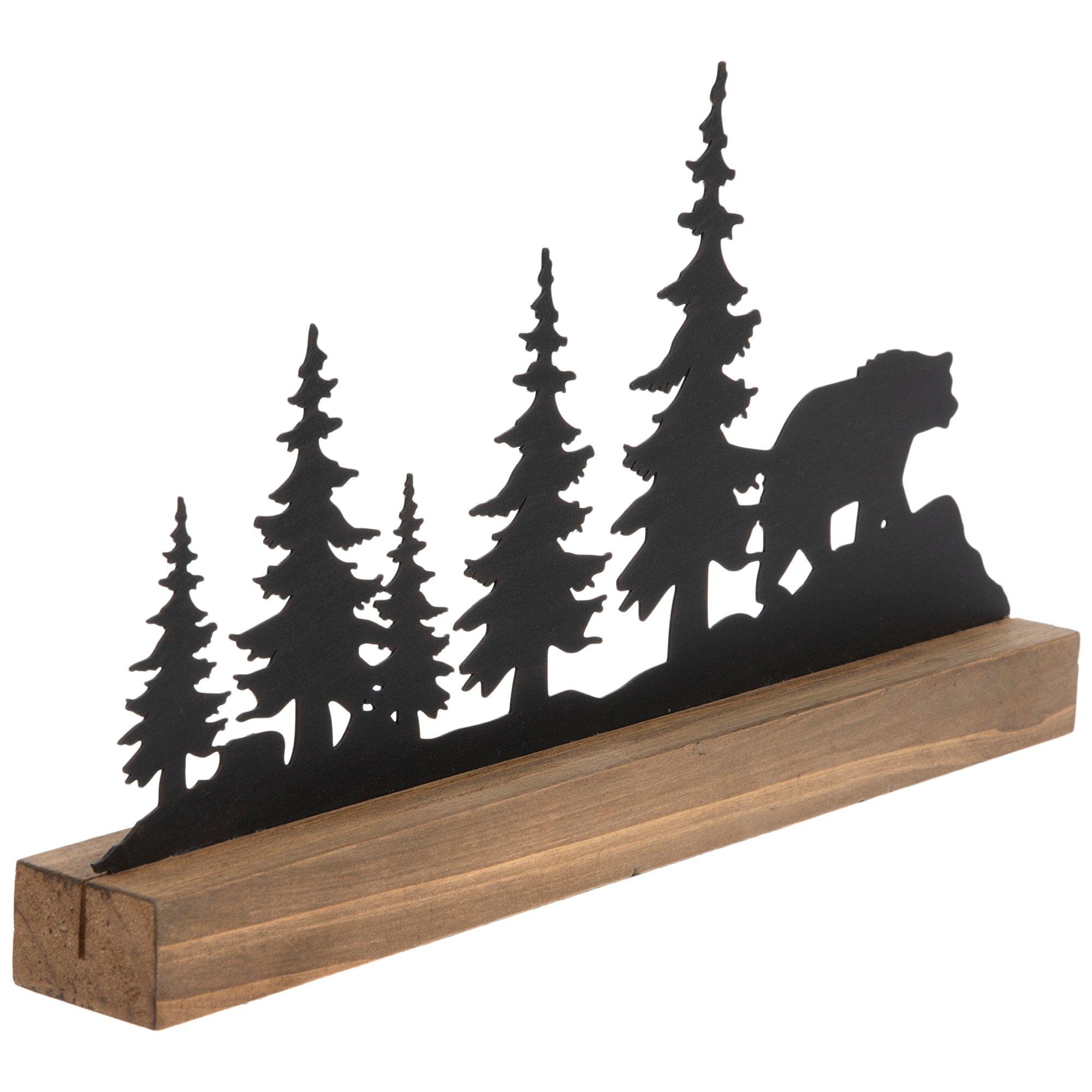 Bear & Trees Metal Decor Hobby Lobby 2172872