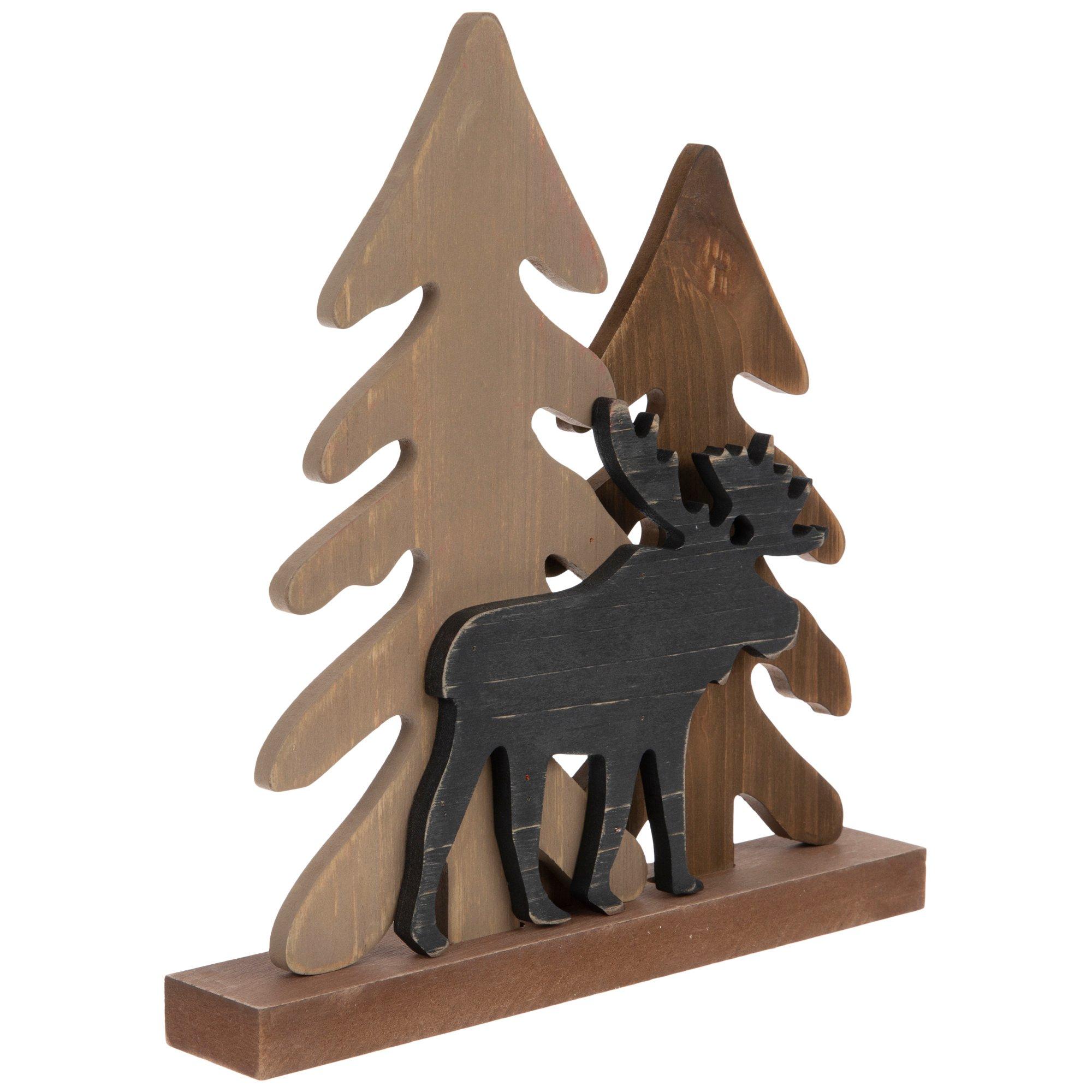 Moose & Trees Wood Decor Hobby Lobby 2173326