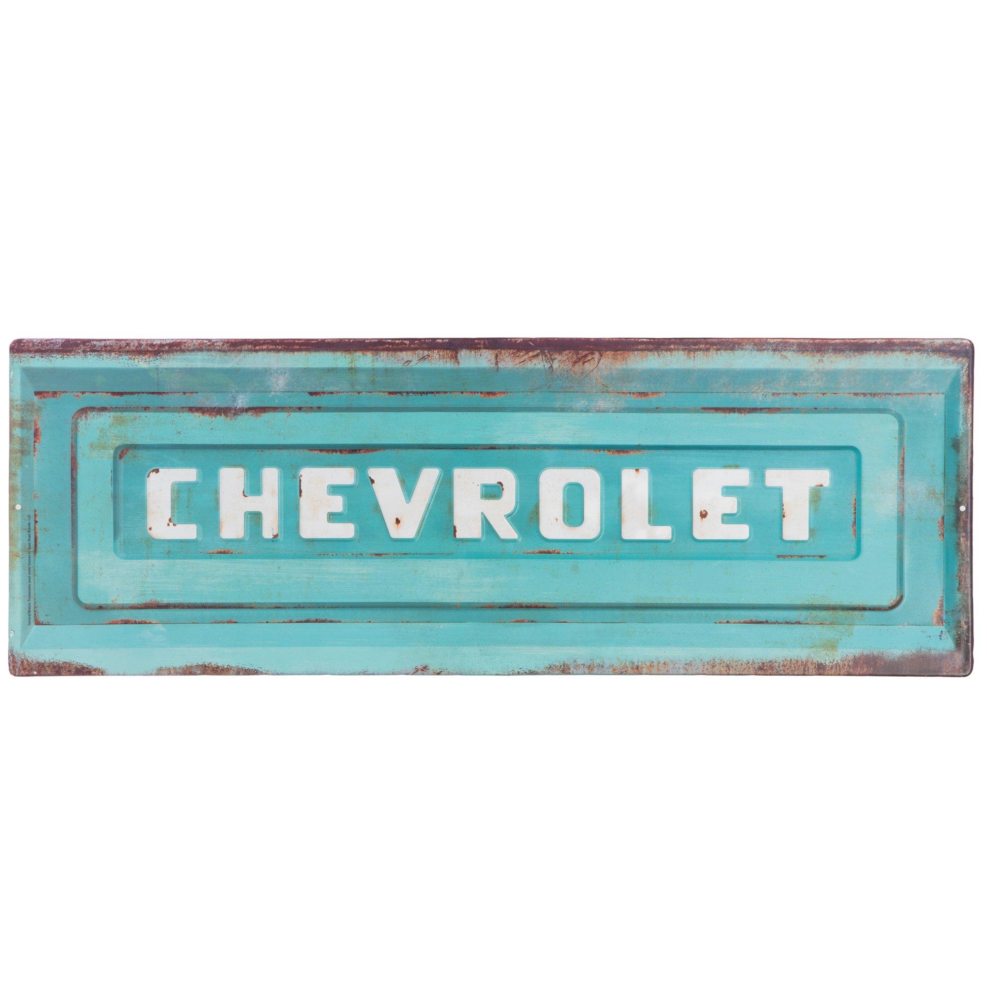 Open Road Brands Chevy Trucks Metal Wall Thermometer