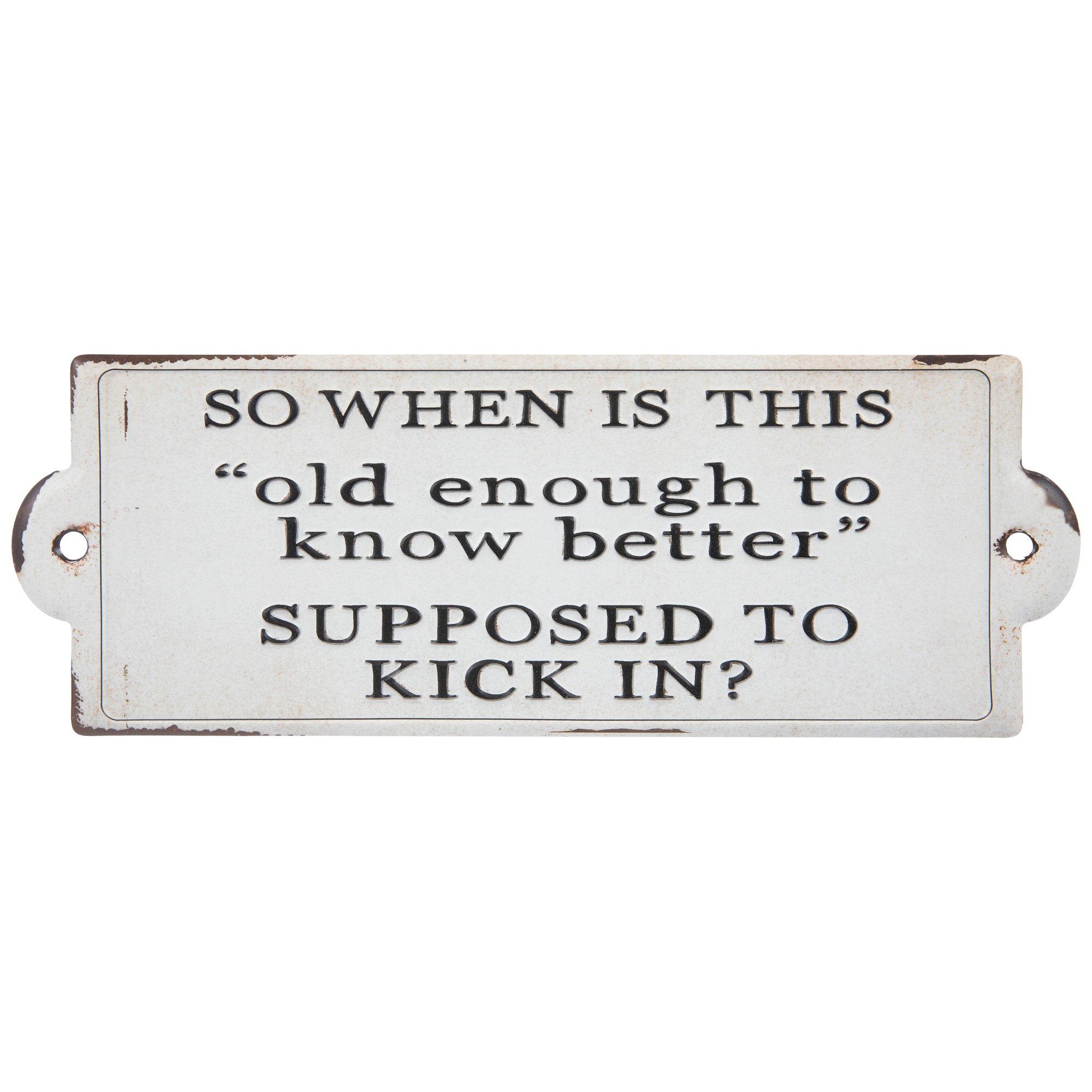 Old Enough Metal Sign Hobby Lobby 2173821