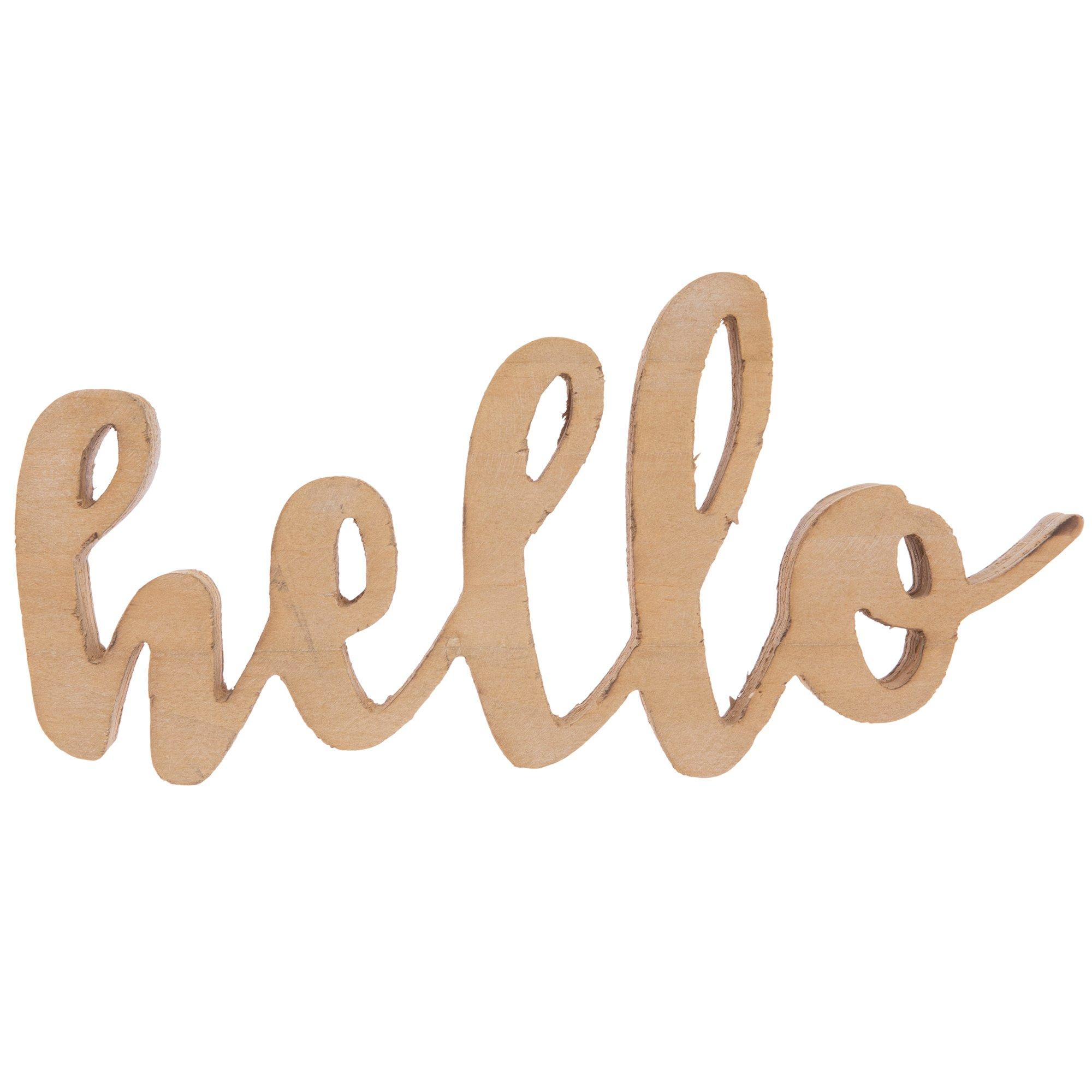 Hello Wood Decor | Hobby Lobby | 2174100