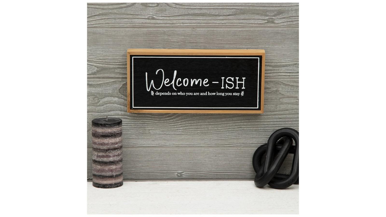 Welcome-Ish Wood Wall Decor | Hobby Lobby | 2174522