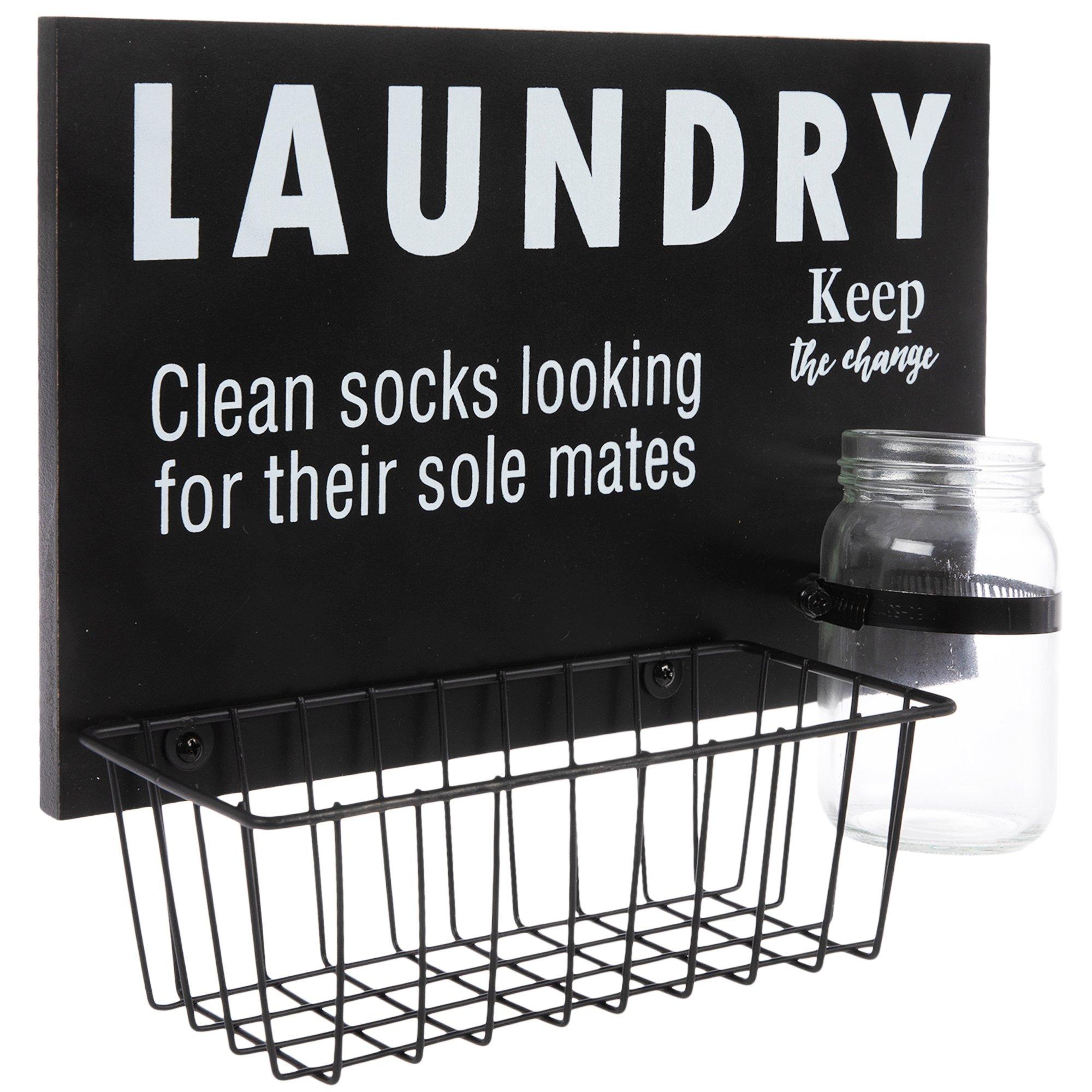 Laundry Basket & Jar Wood Wall Decor Hobby Lobby 2174803
