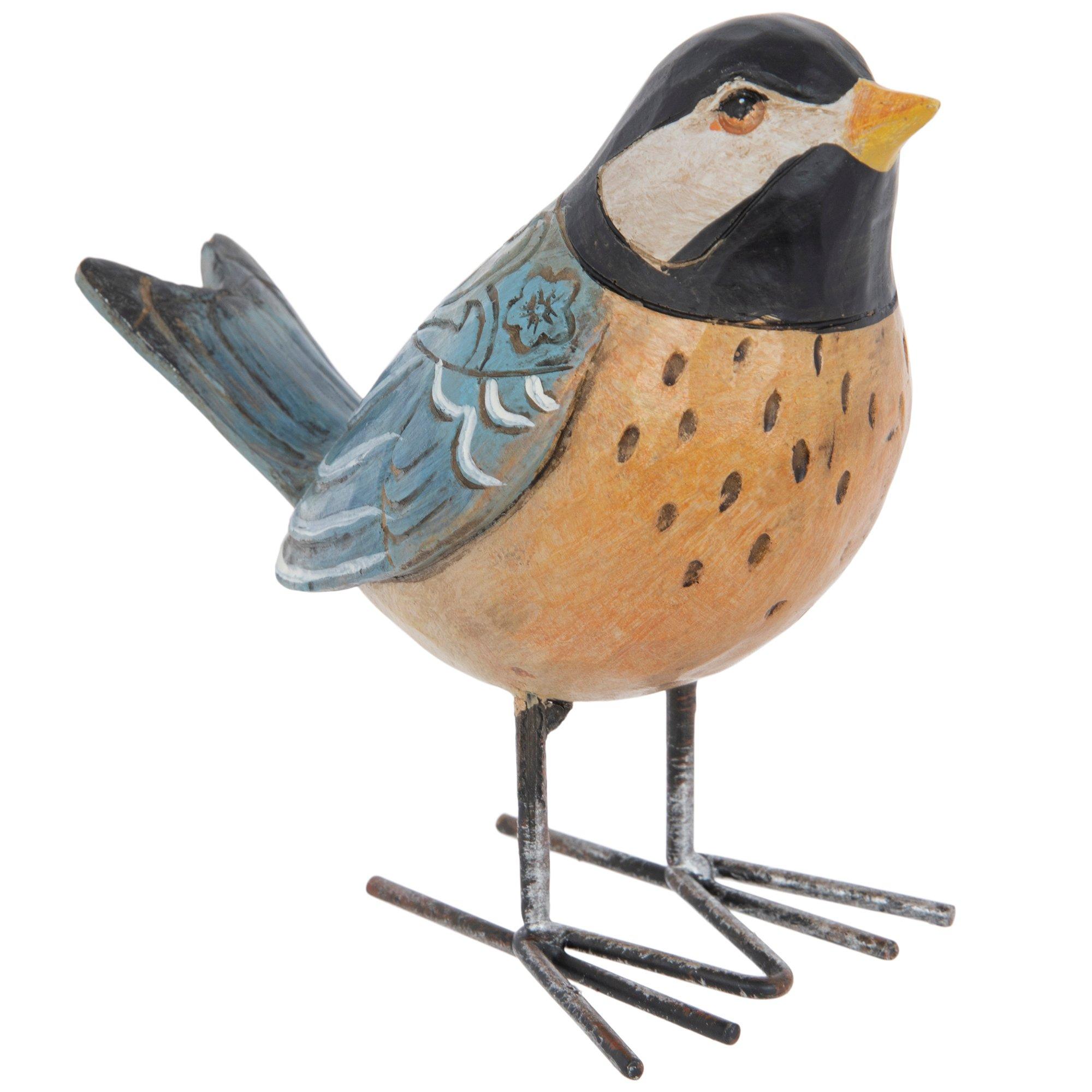 Carved Woodgrain Blue & Yellow Bird Hobby Lobby 2175065