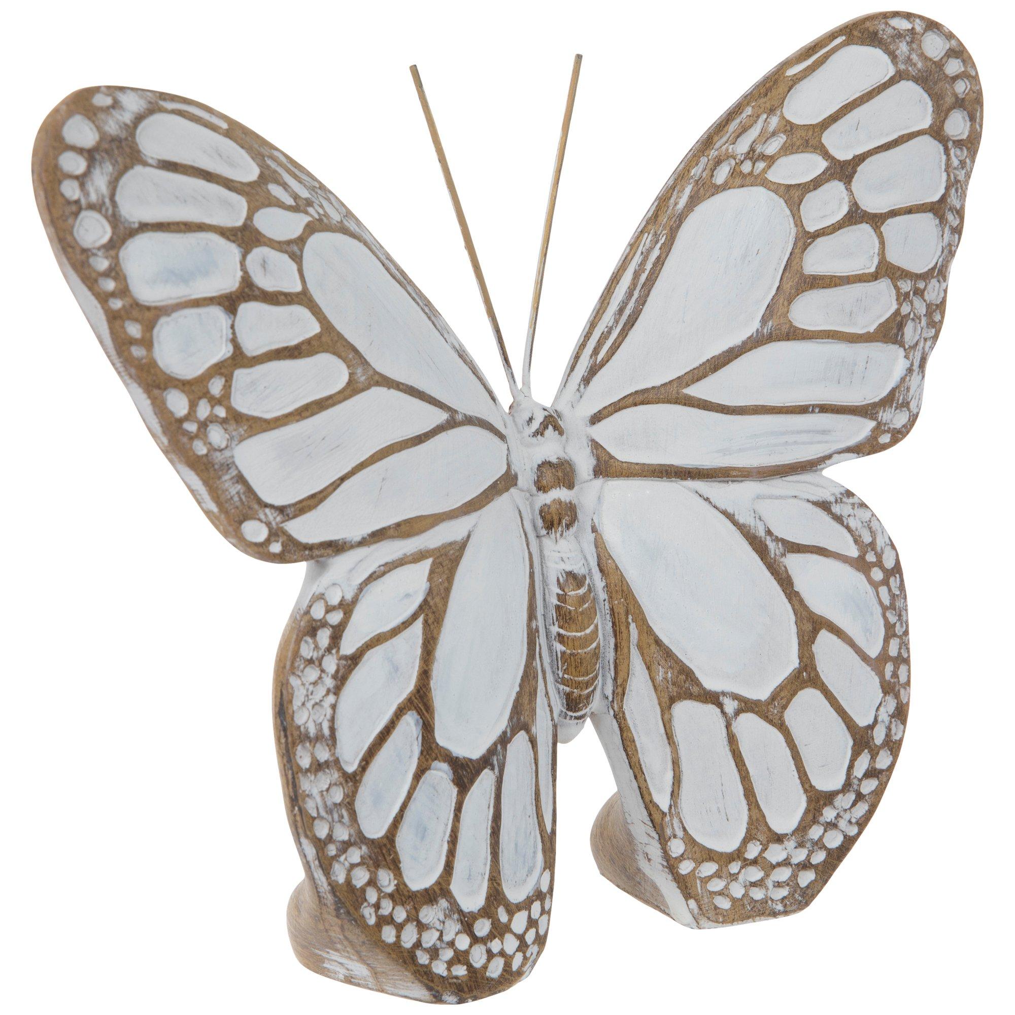 Whitewash Wood Grain Butterfly Hobby Lobby 2175115