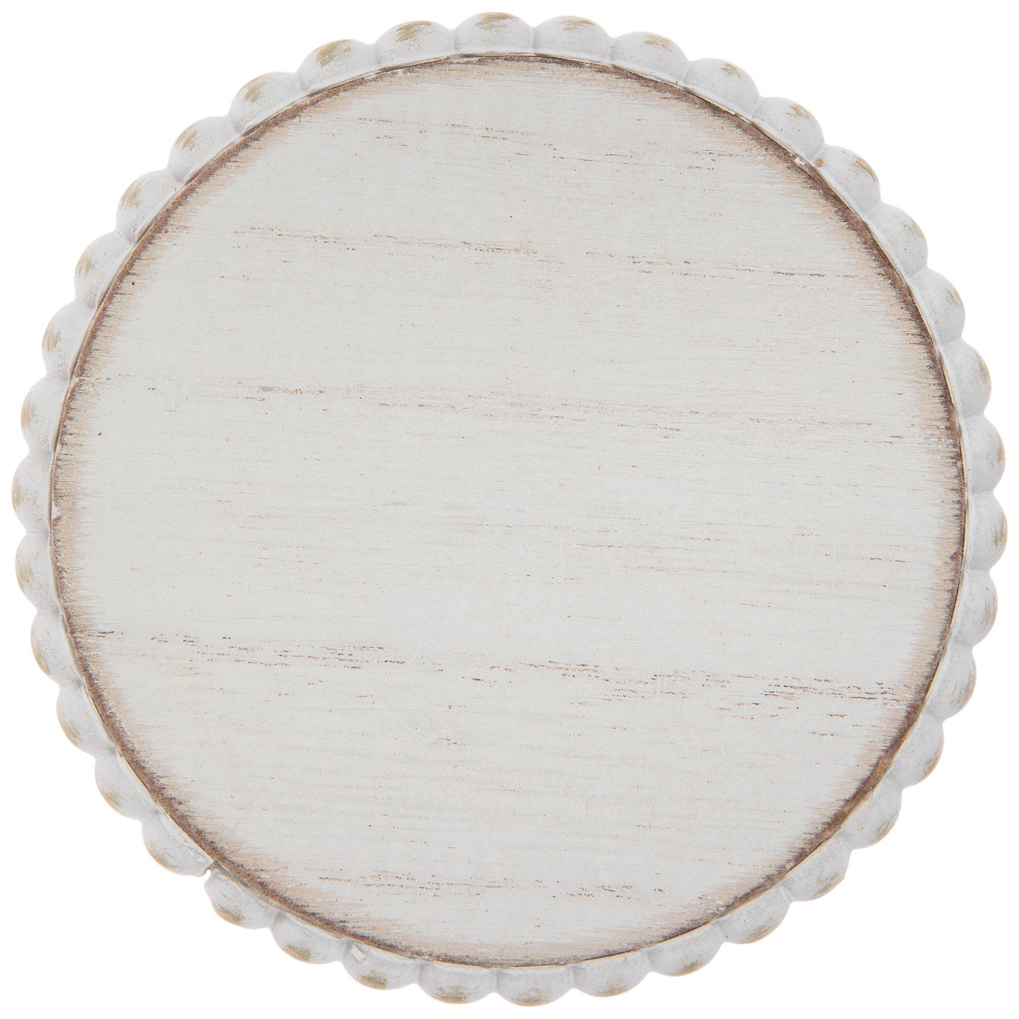 Whitewash Scalloped Coasters Hobby Lobby 2175586