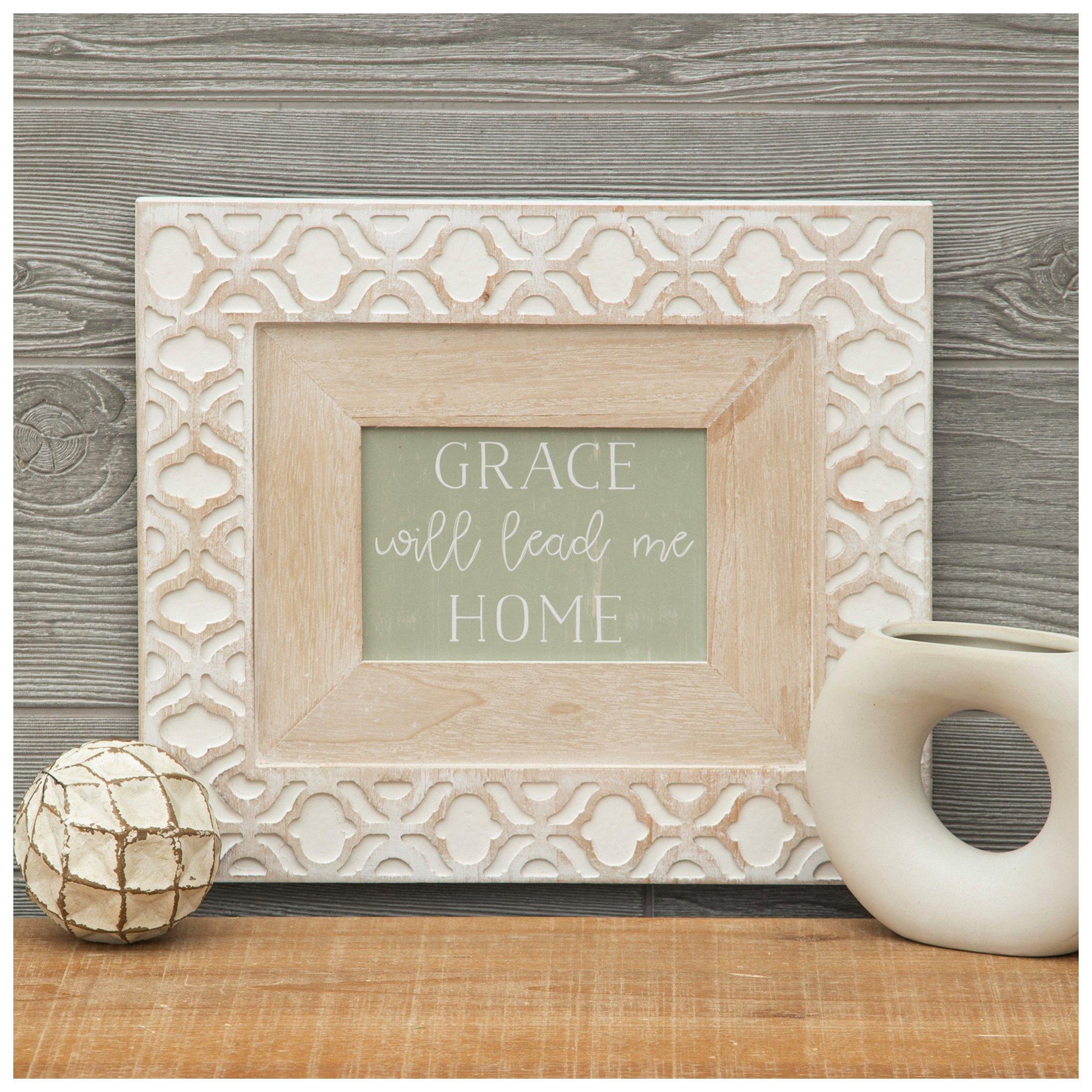 Whitewash Grace Wood Wall Decor | Hobby Lobby | 2177137
