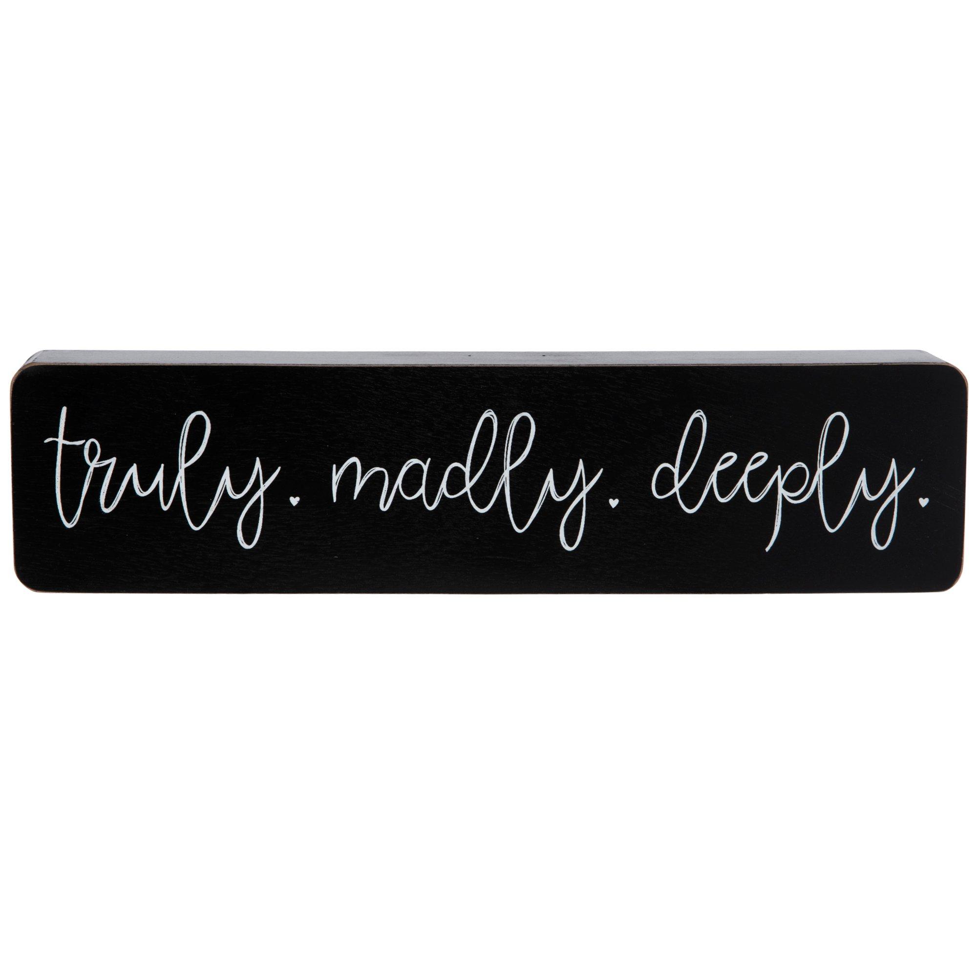 Truly Madly Deeply Wood Decor Hobby Lobby 2177376
