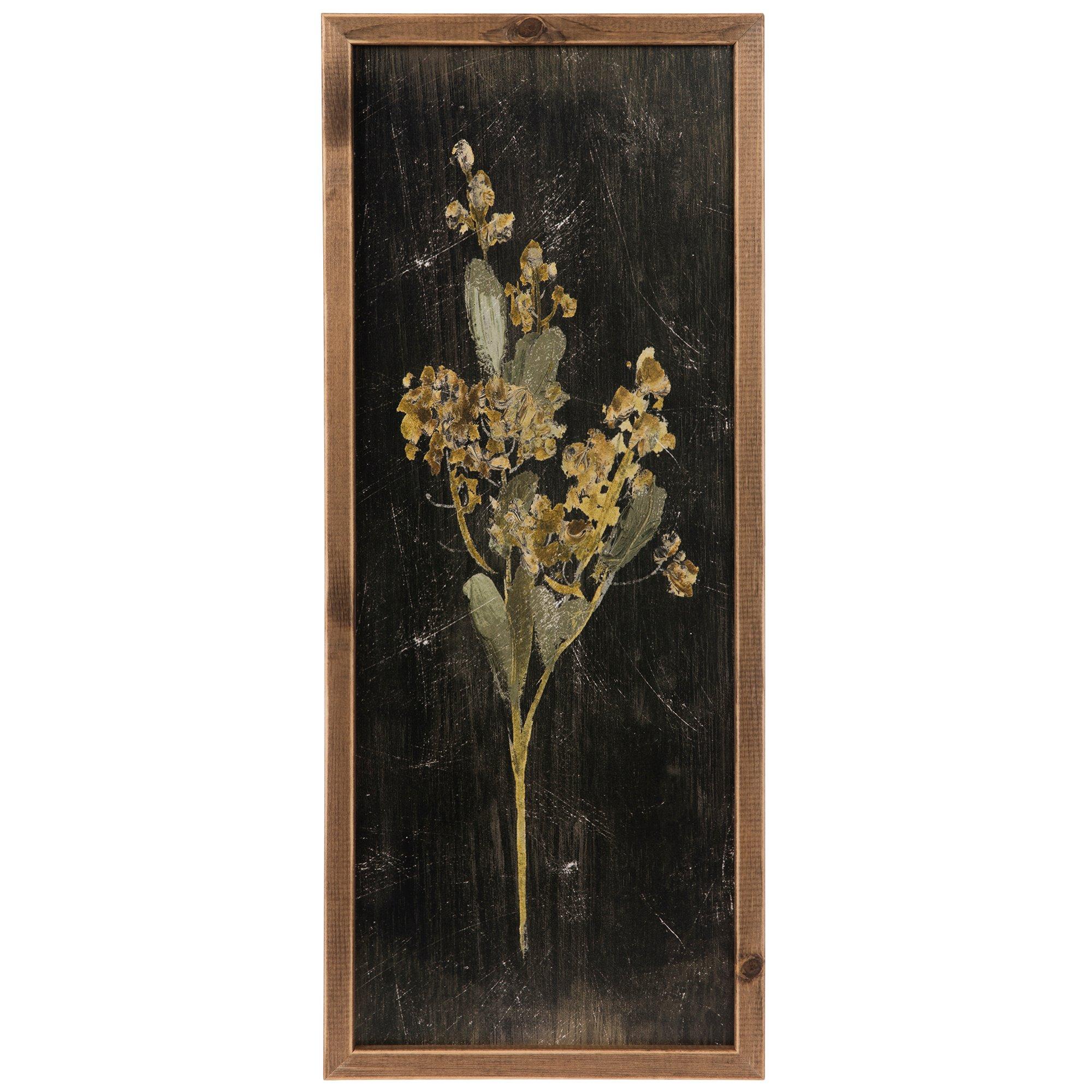 Crescent Floral Stems Decorative Wood Decor (6 Count) 