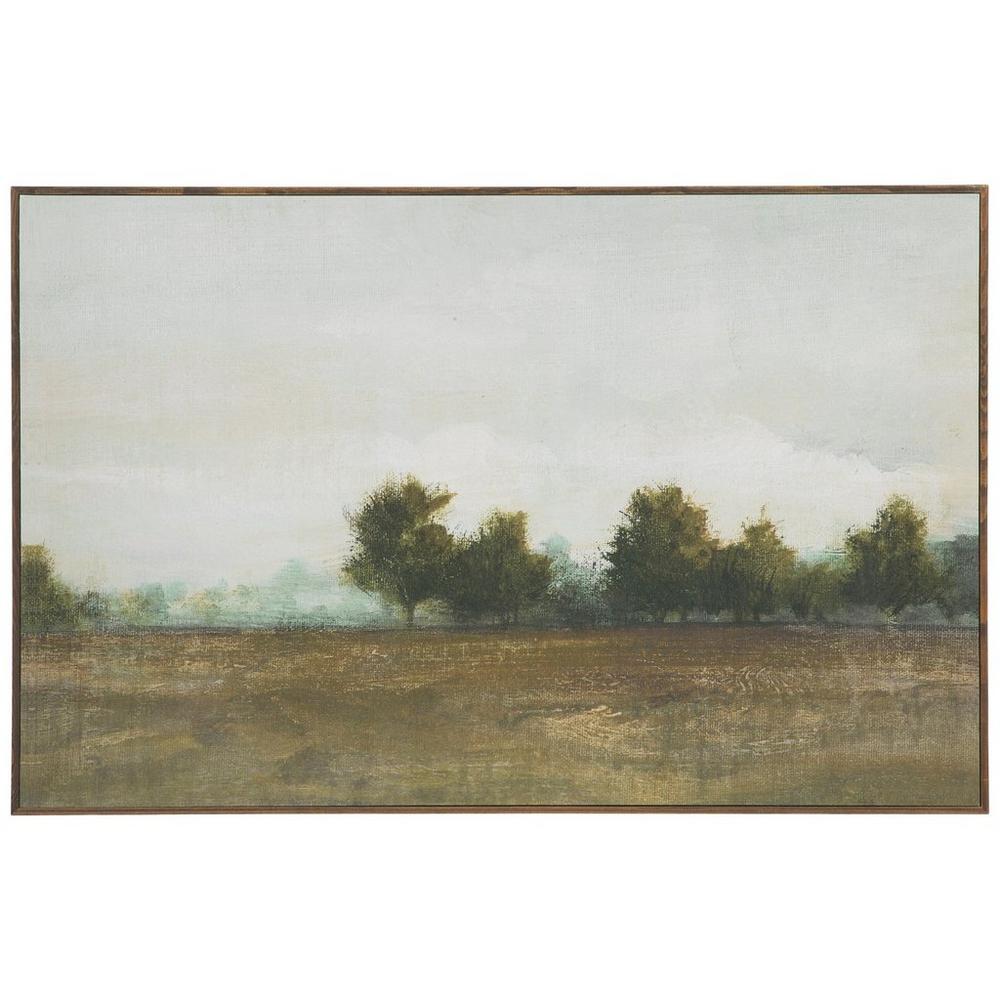 Quaint Landscape Wood Wall Decor