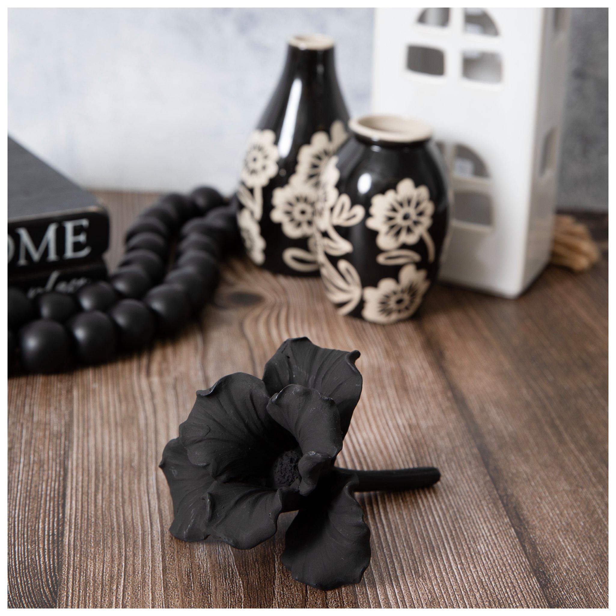 Black Flower Figurine | Hobby Lobby | 2178010