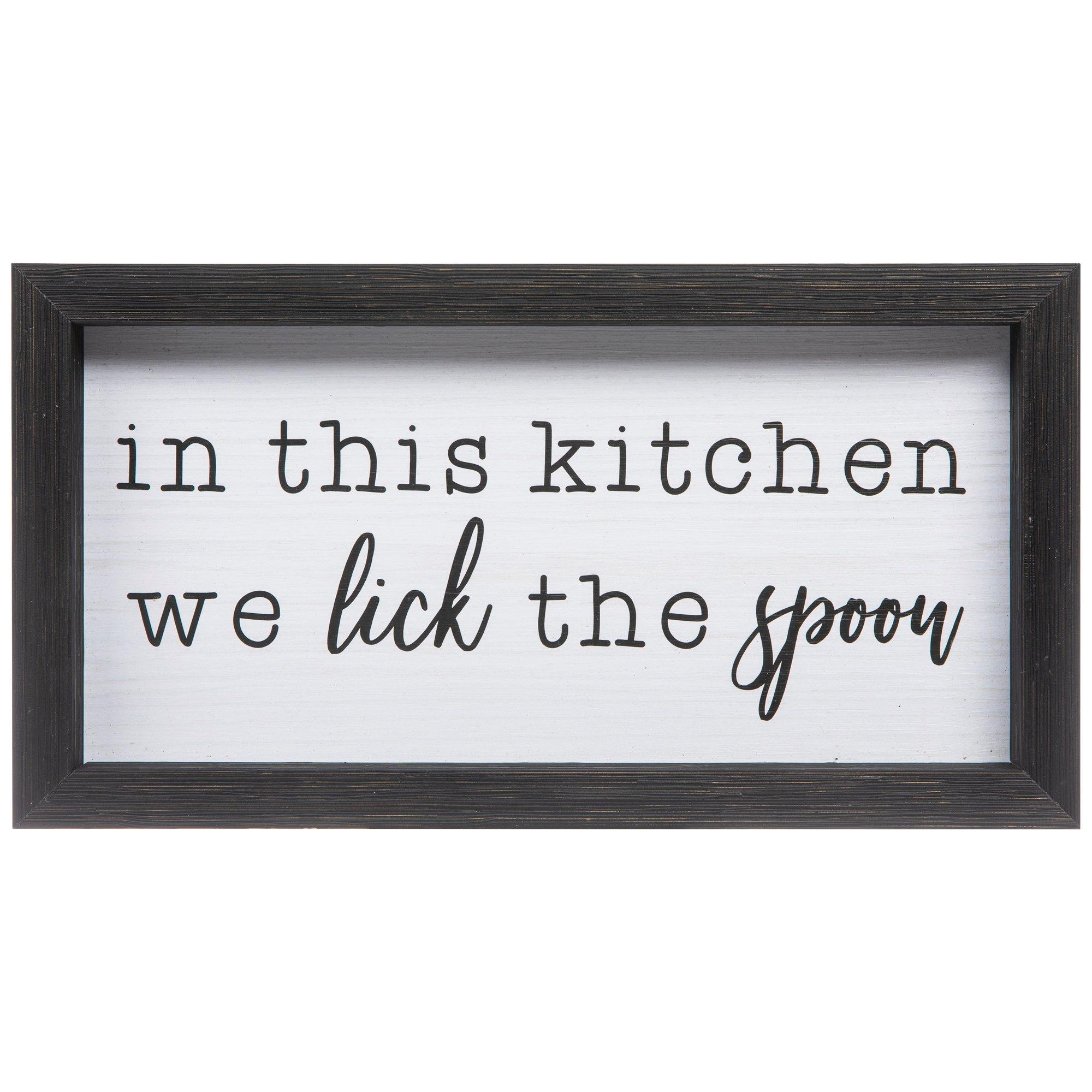 Lick The Spoon Wood Wall Decor Hobby Lobby 2178549
