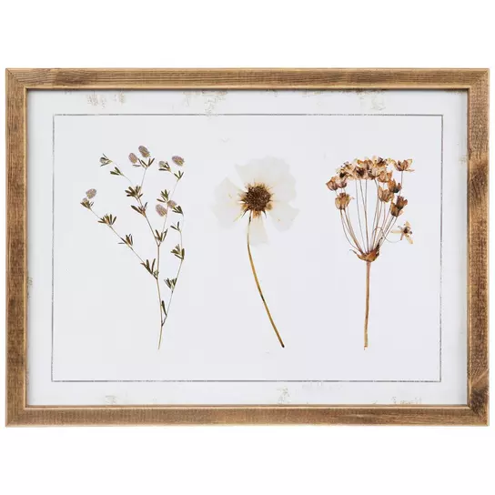 Framed Pressed Flower Art Spring - Flora Framed Flowers