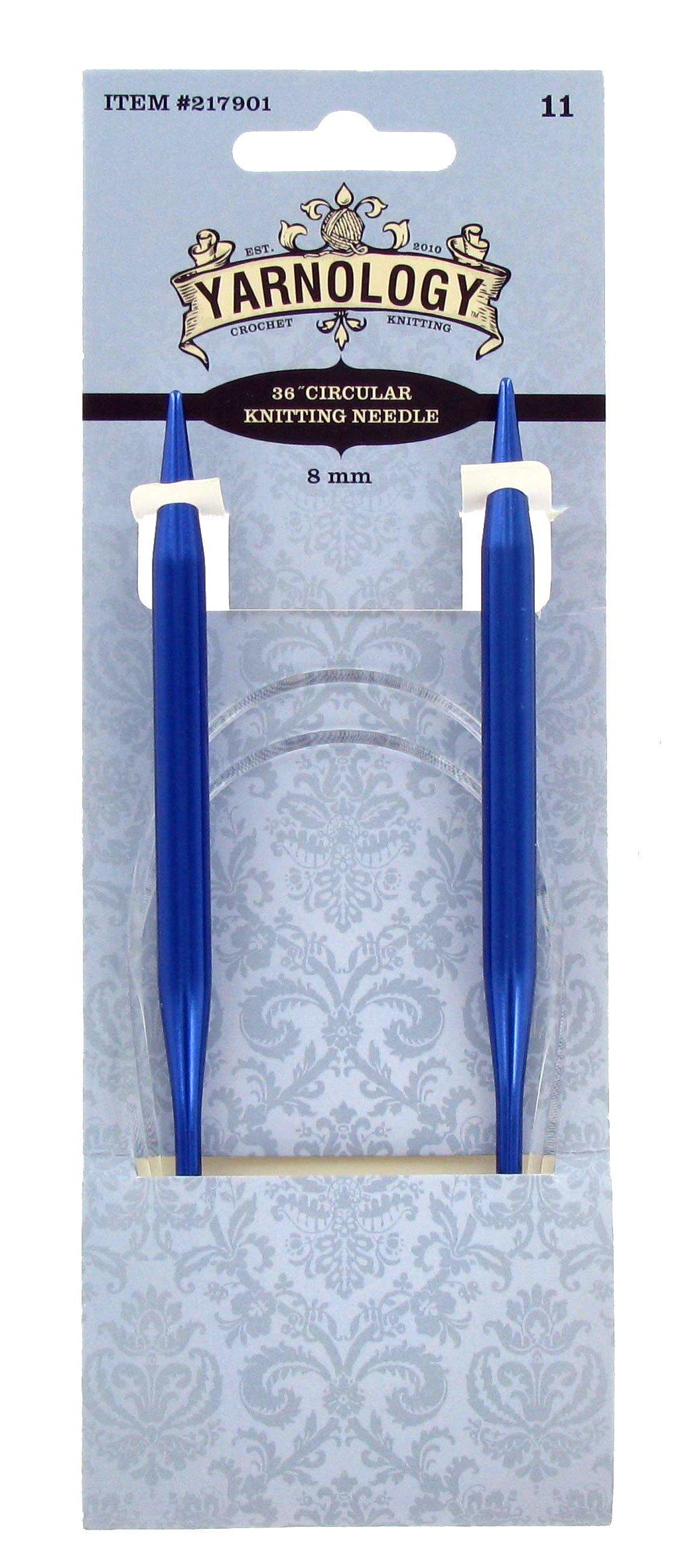 LOOEN 37pcs Aluminum Circular Knitting Needles Set with Ergonomic