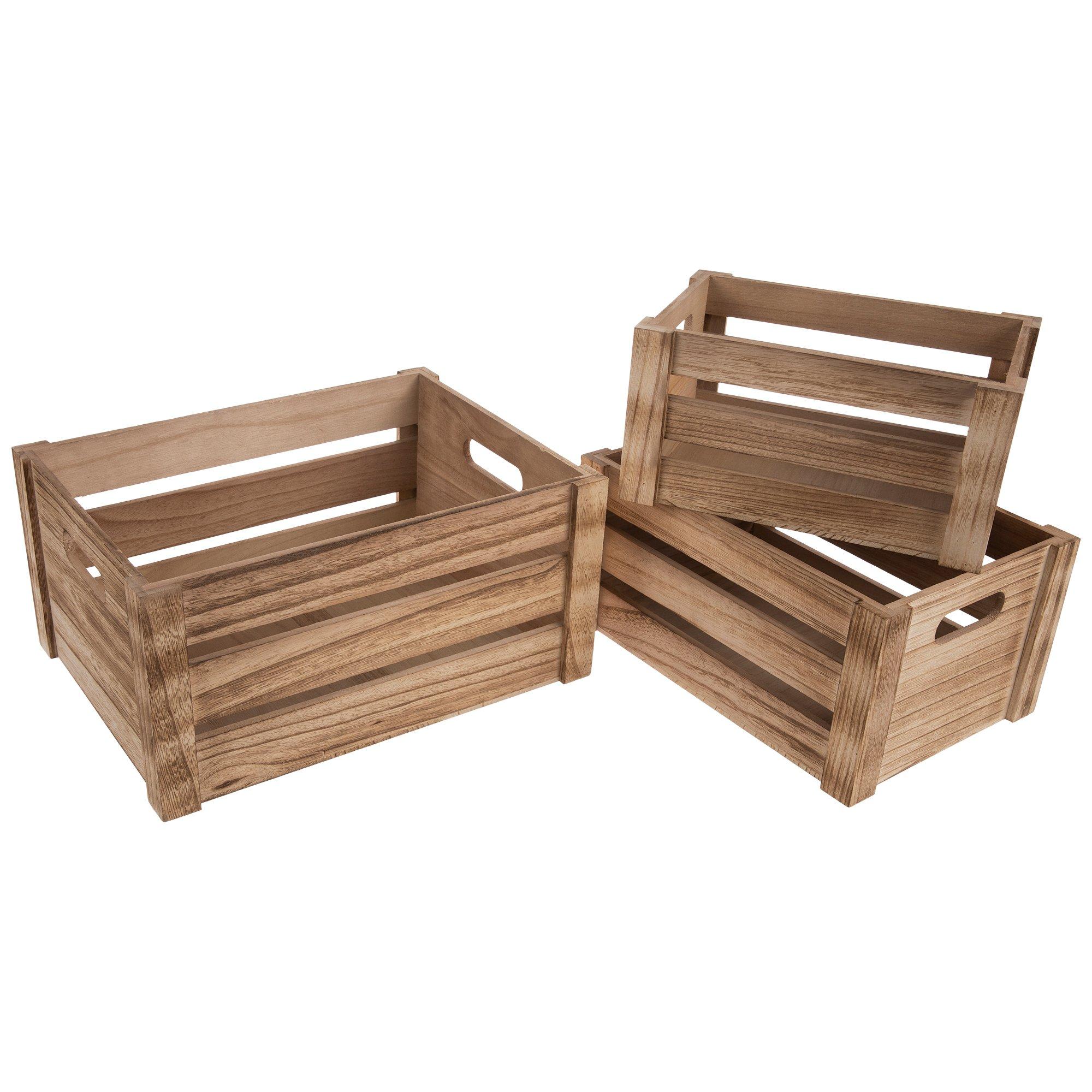 Woodline Works Wood Crate