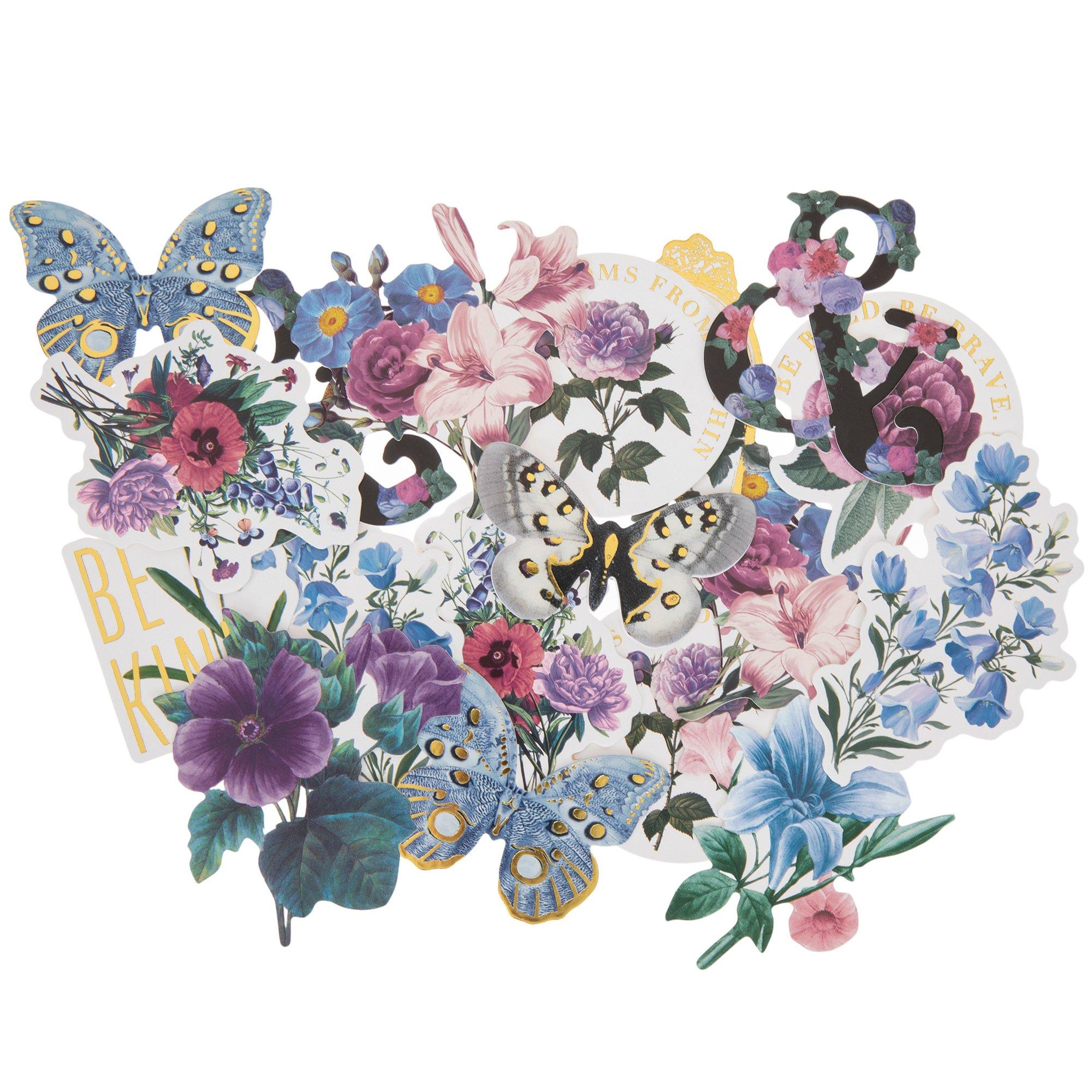 Butterfly & Floral Foil Stickers Hobby Lobby 2180479