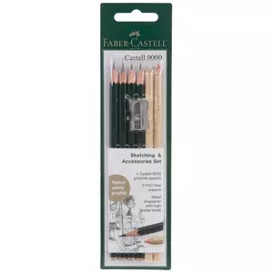 Faber-Castell Faber-Castell Graphite Pencil Art Set - 26 Piece Kit with  Premium Pencils, Crayons, Erasers, and Accessories - Water Soluble  Aquarelle Pencils in the Craft Supplies department at