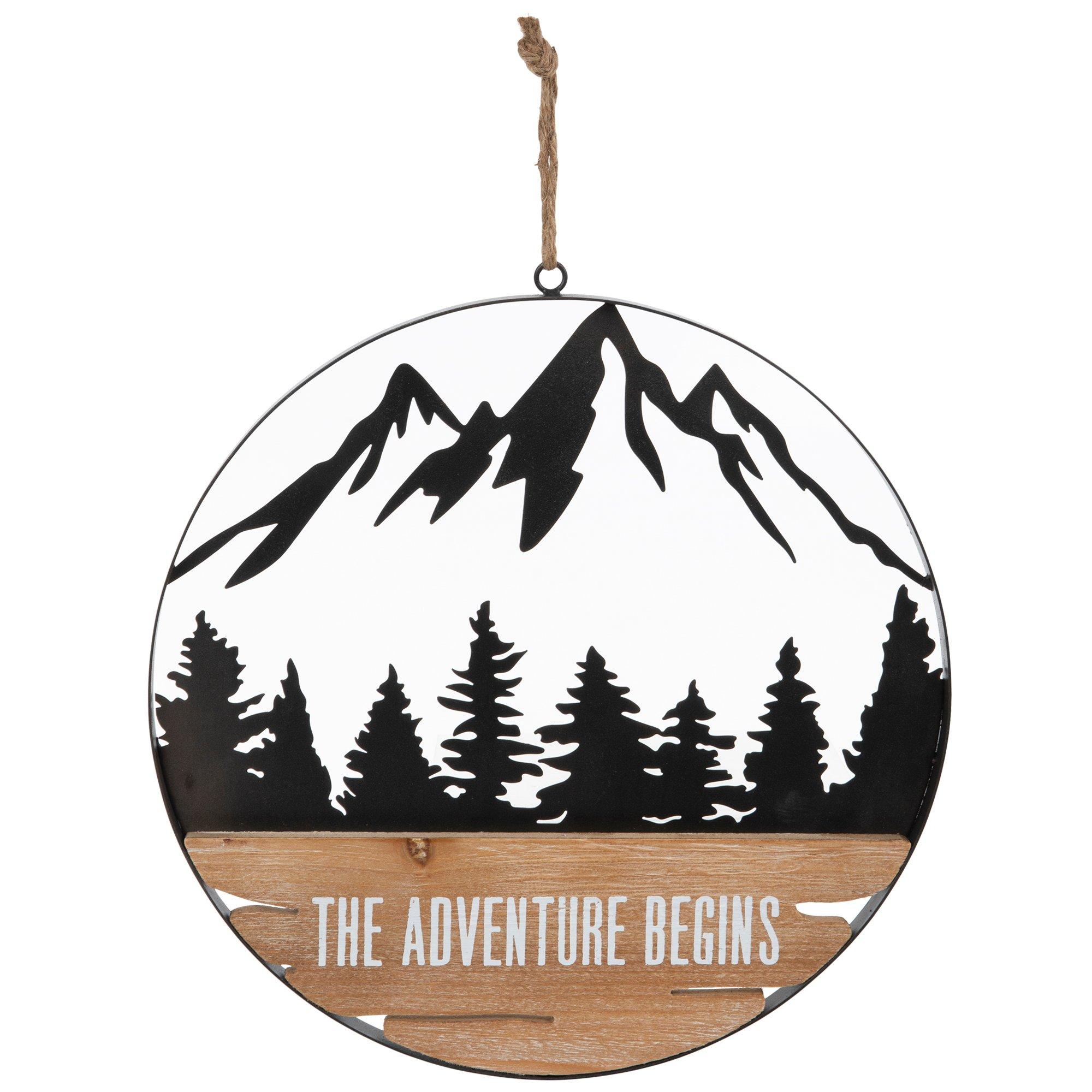 Adventure Begins Metal Wall Decor | Hobby Lobby | 2182301
