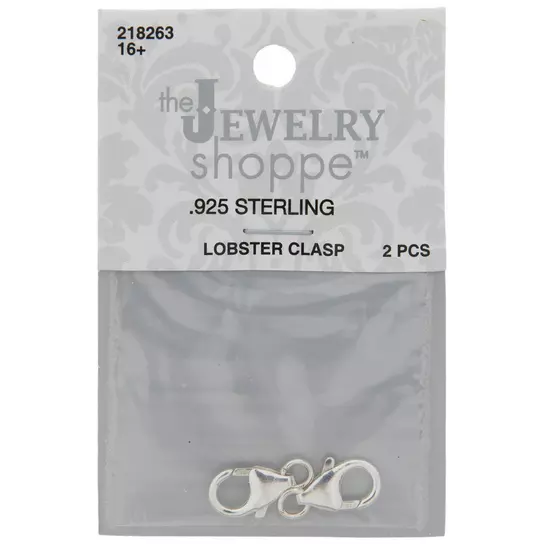 Sterling Silver Lobster Clasps, Hobby Lobby