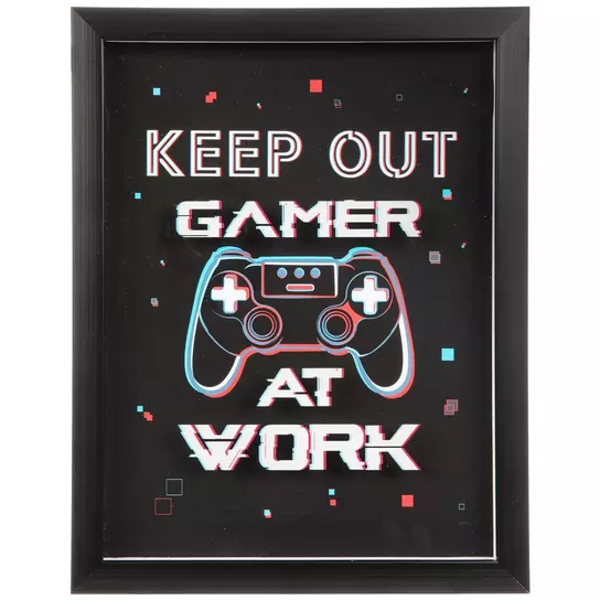Keep Out Gamer At Work Wall Decor, Hobby Lobby