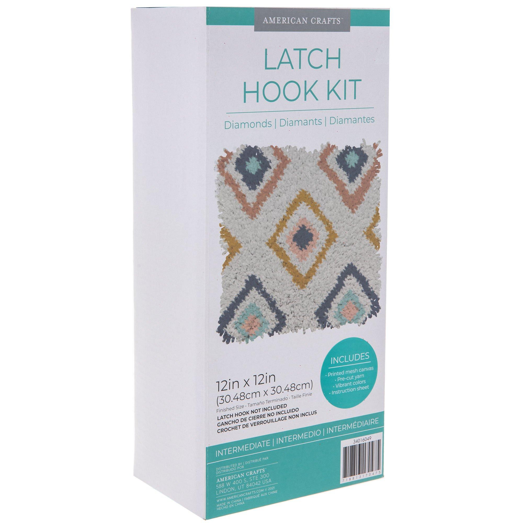 YYFIRE Latch Hook Kits for Adults Latch Hook Rug Kits Tapestry Crochet  Cushion Mat Printed Canvas Hobby & Crafts 43 X 29.5 Wild Bear