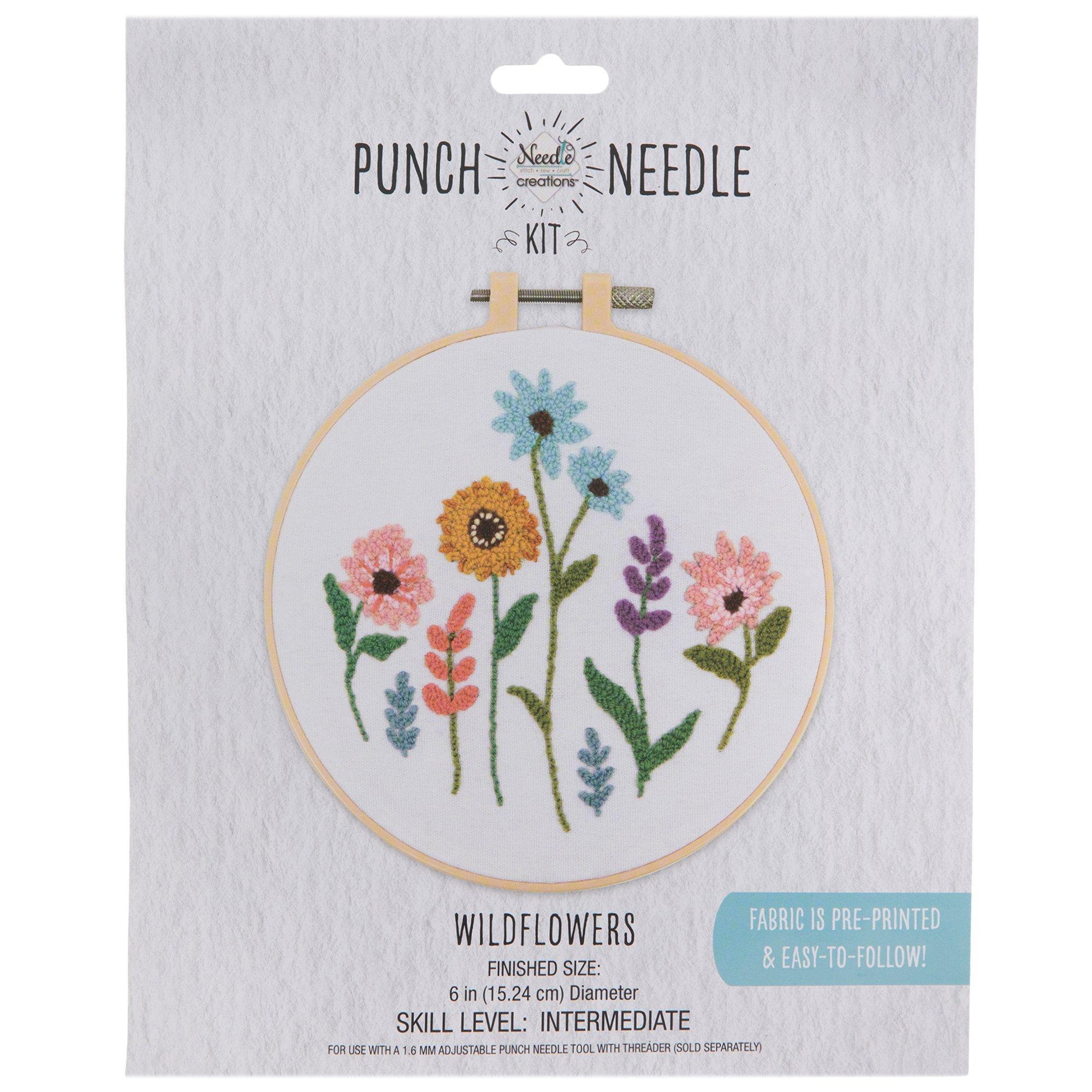 Flowers Punch Needle Kit by Loops & Threads® 