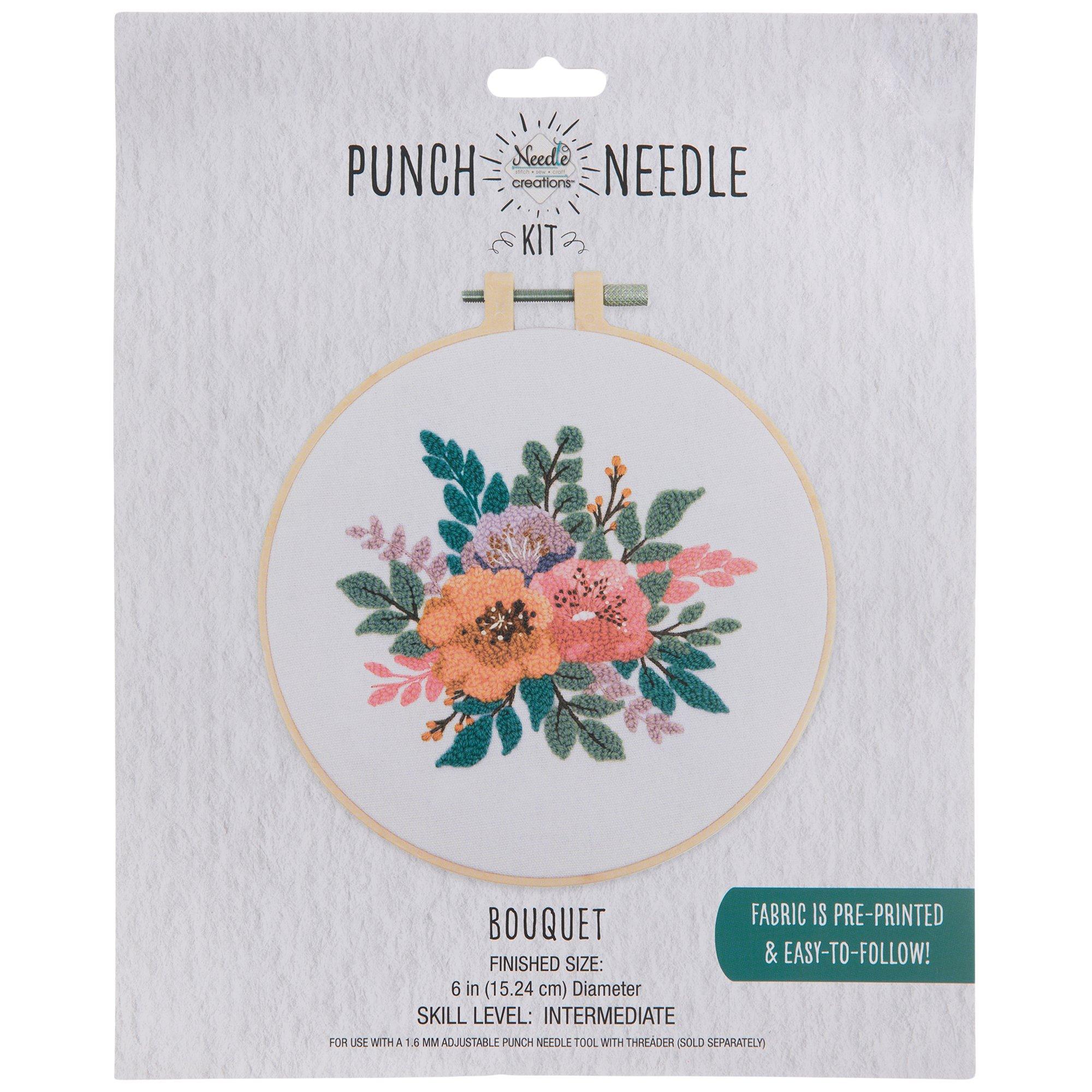 Bouquet Punch Needle Kit, Hobby Lobby