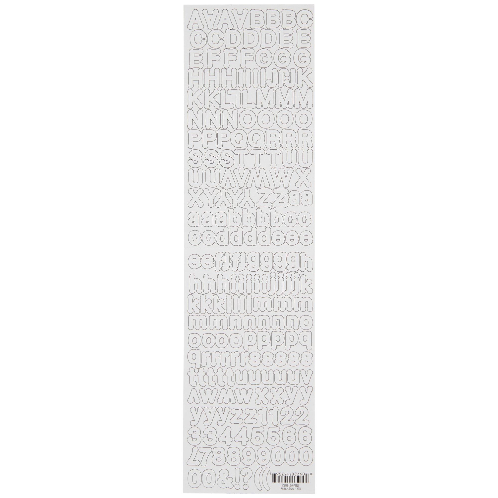 Dot Alphabet Stickers Hobby Lobby 218552