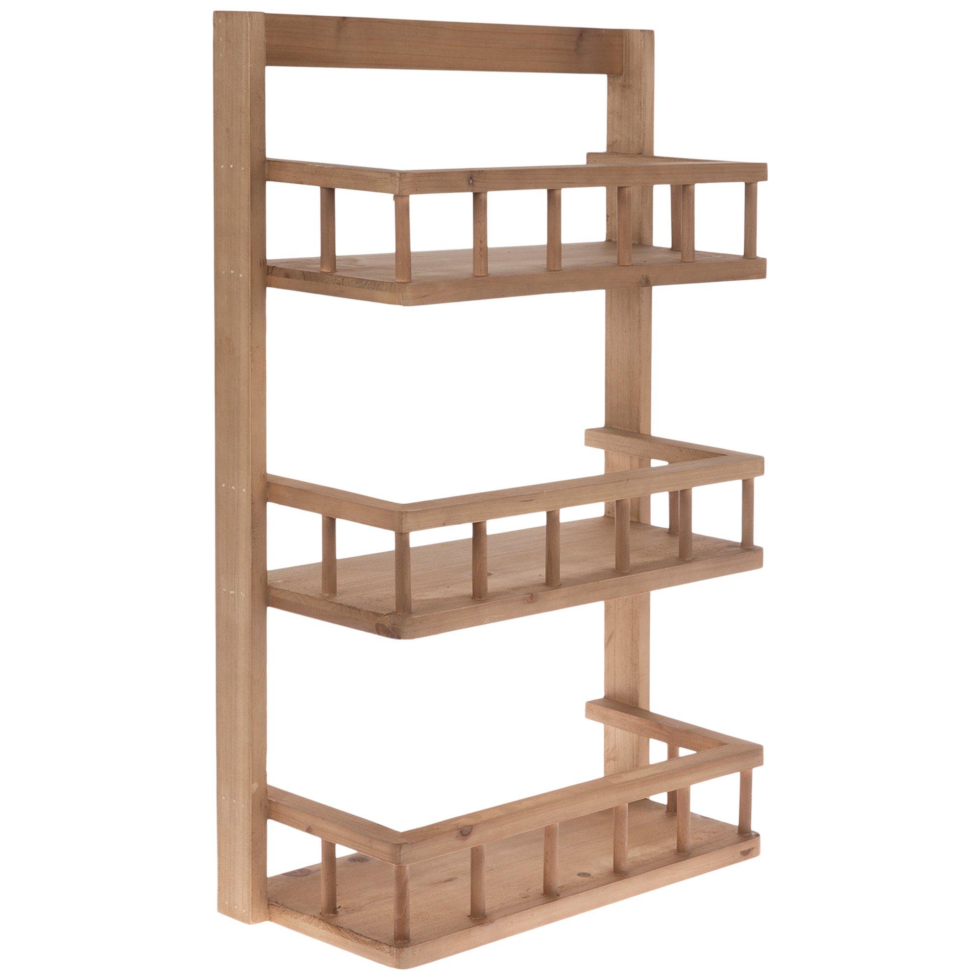 Brown & Metal Wood Three-Tiered Shelf, Hobby Lobby