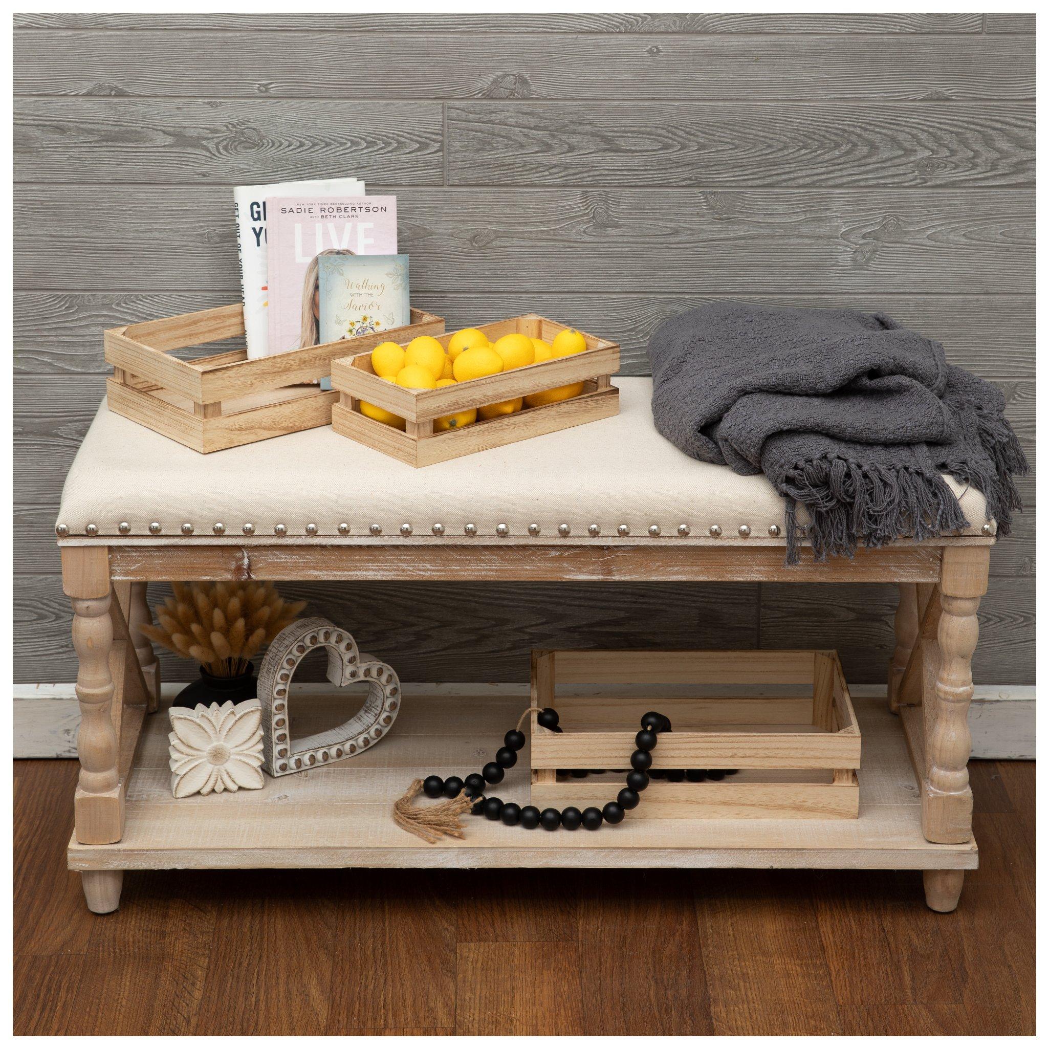 Paulownia Wood Crate Box Set | Hobby Lobby | 2427078