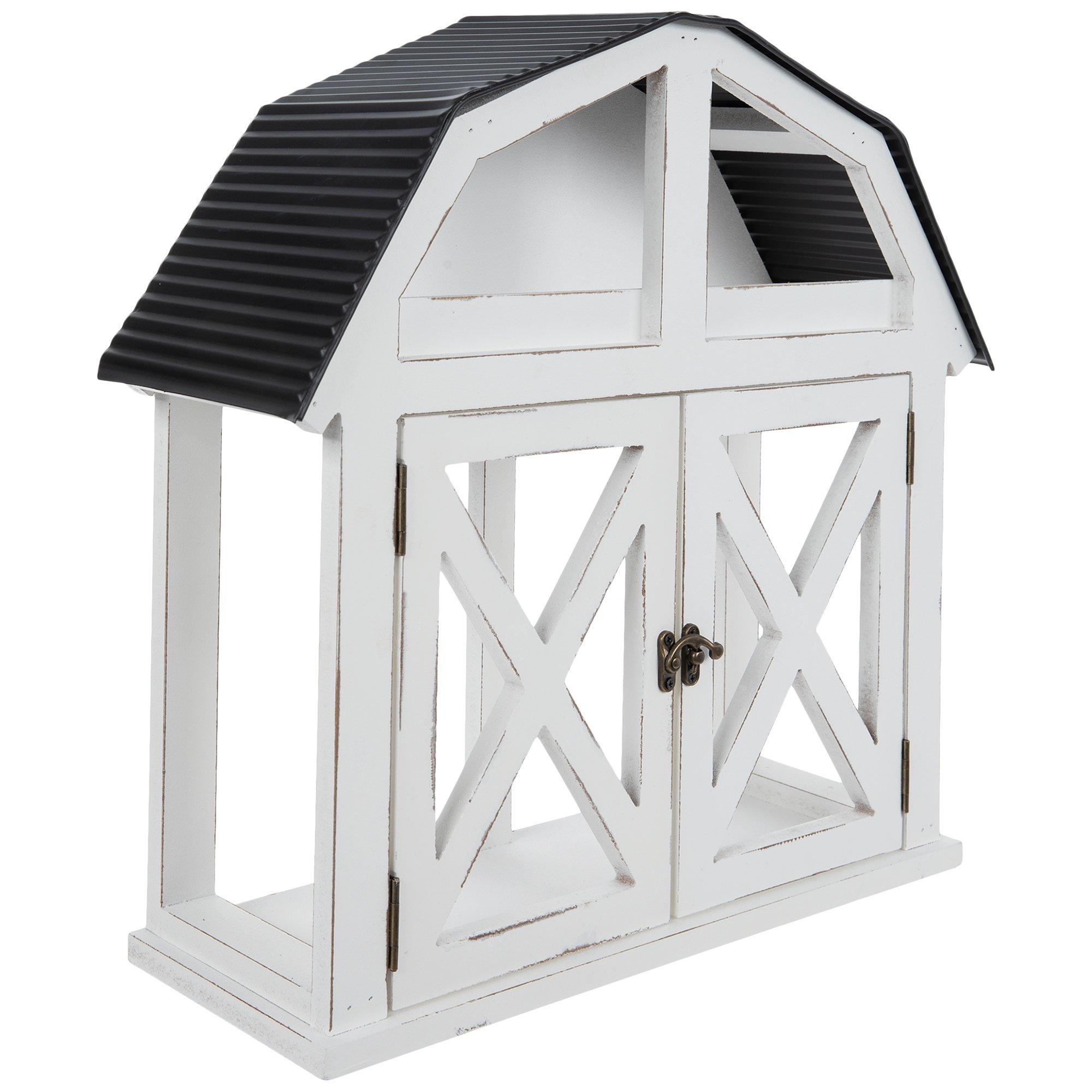 Distressed White Wood Barn Hobby Lobby 2186385