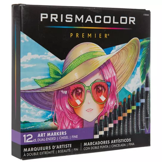 Sanford Assorted Prismacolor Art Markers 24/set with Case - BP24C