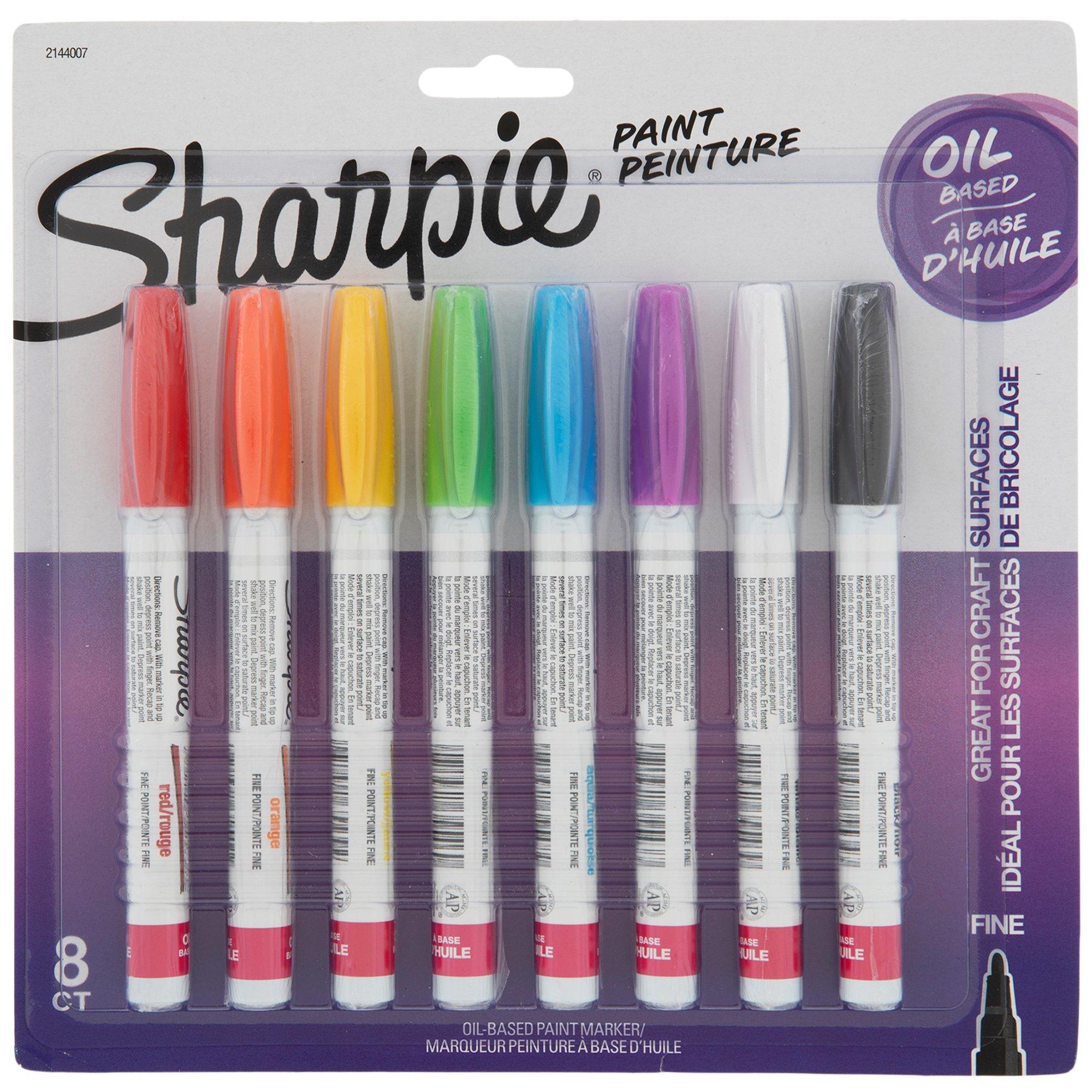 Sharpie - Paint Pen Marker: White, Oil-Based, Extra Fine Point - 56318926 -  MSC Industrial Supply