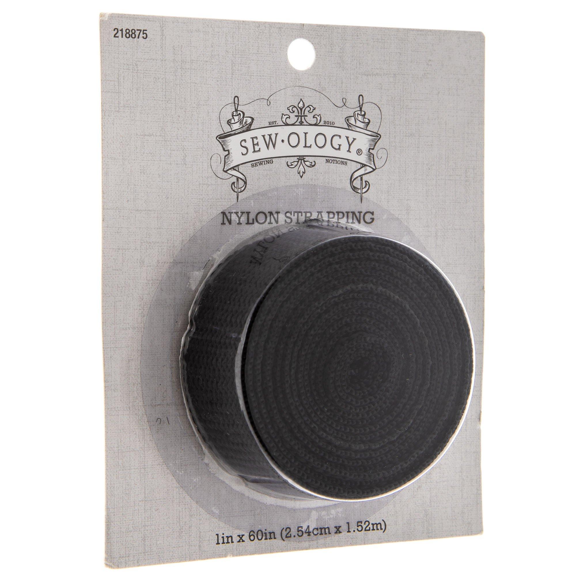 Black Nylon Strapping 1" Hobby Lobby 218875