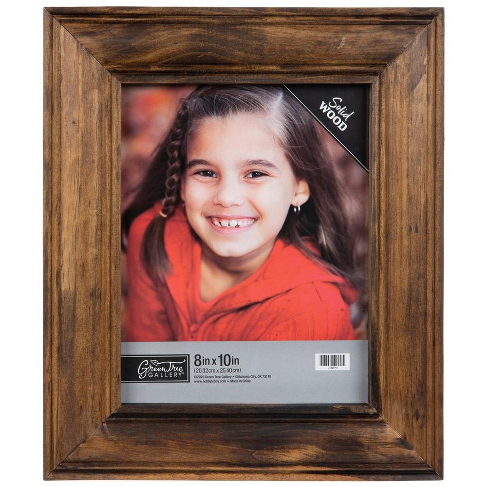 Brown Beveled Wood Wall Frame