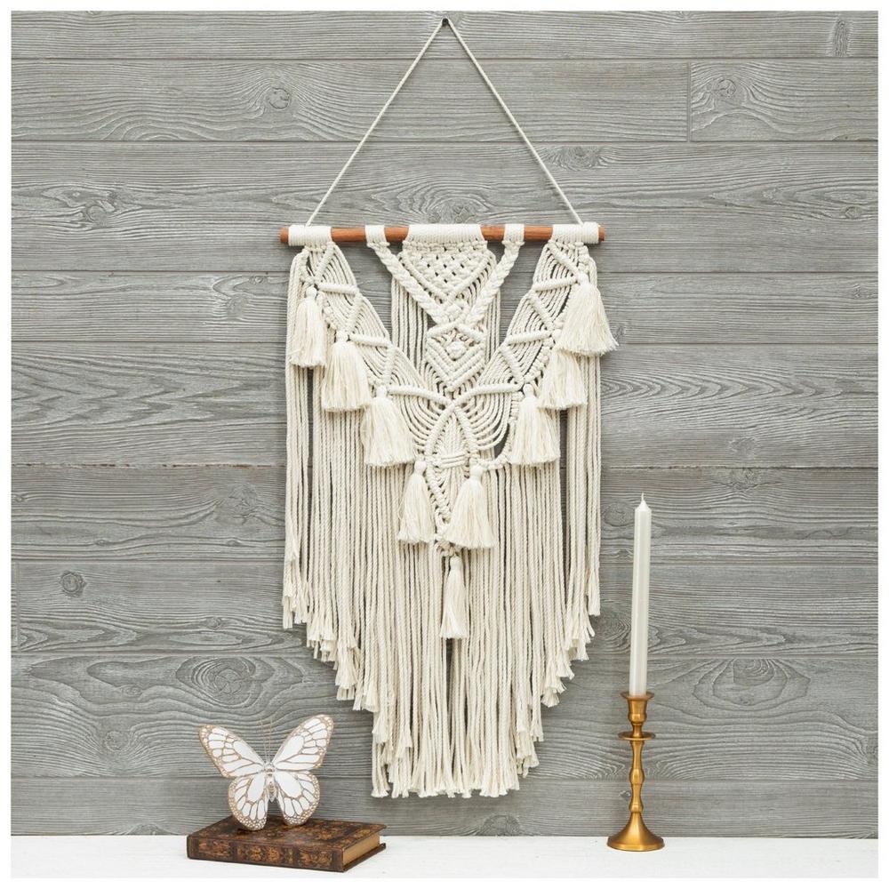 Layered Tassel Macrame Wall Decor