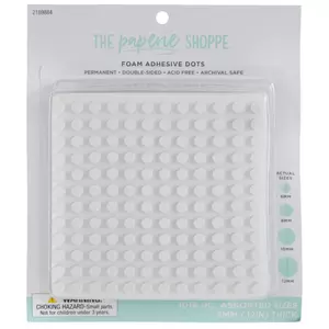 ADHESIVE- Double-sided Adhesive Foam Squares 1/4 in, White – Gina K  Designs, LLC
