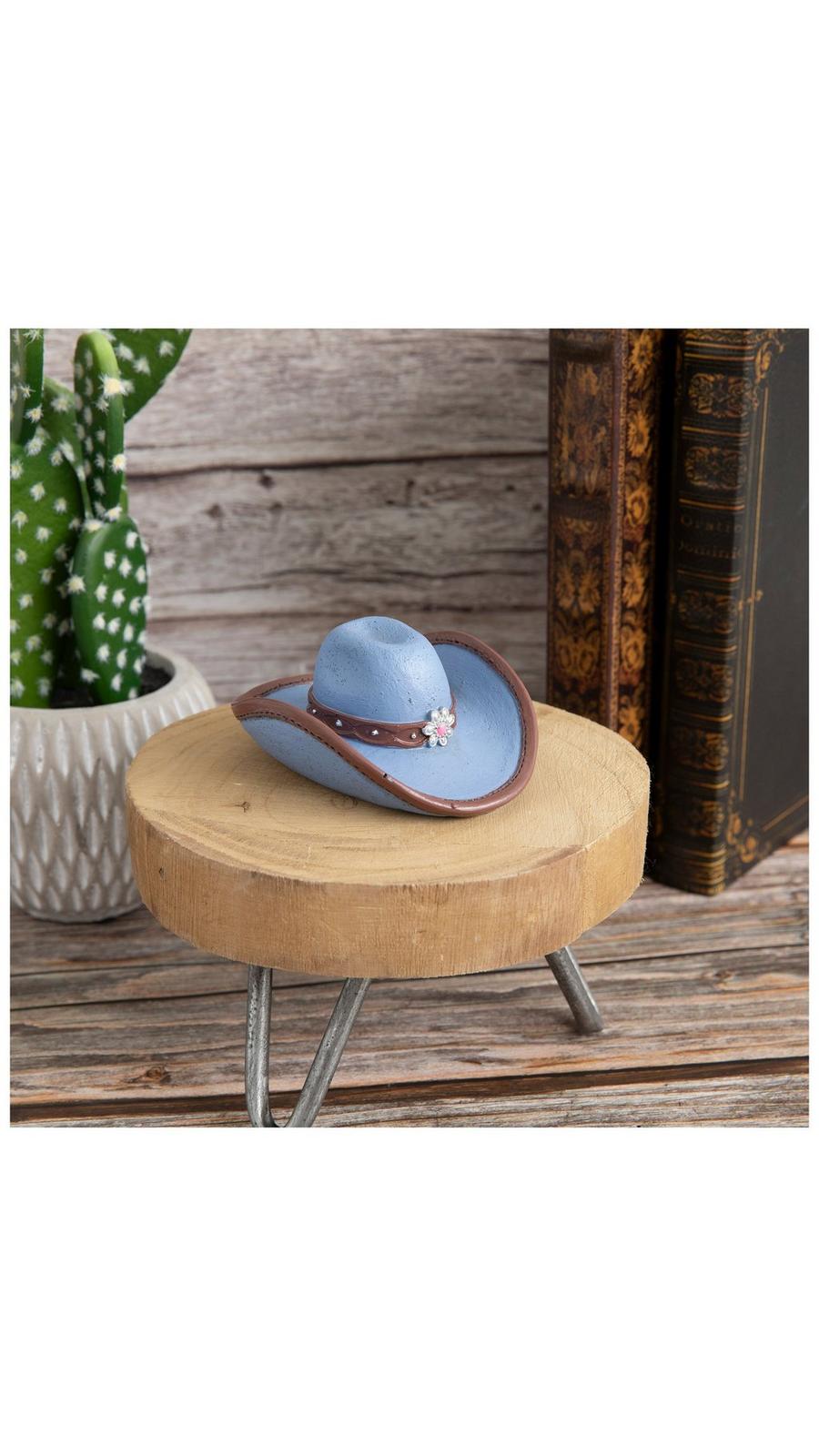 Cowgirl Hat Figurine Hobby Lobby 2190791