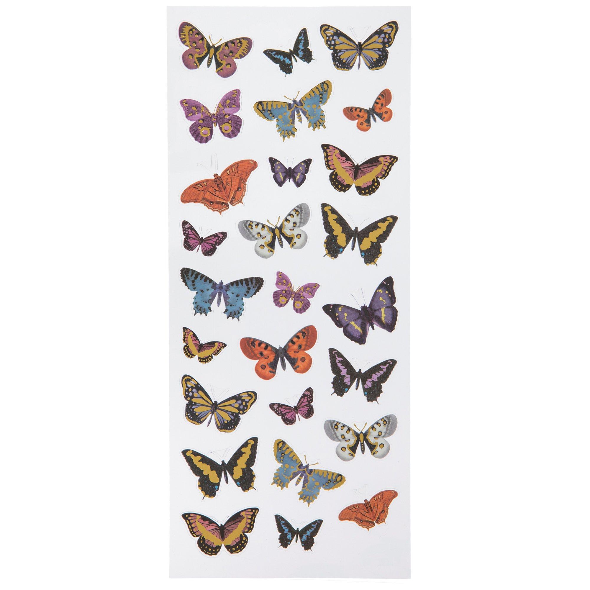 Butterfly Foil Stickers Hobby Lobby 2191161