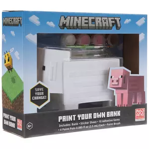 Minecraft Pig Piggy Bank Painting Kit