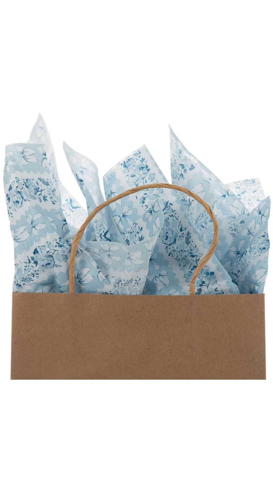blue tissue paper for wedding dress PMLAND Premium Quality Gift Tissue Wrapping Paper - blue