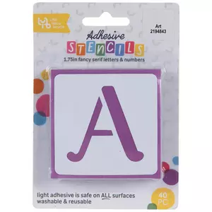 Alphabet Stencil ** Reusable STENCILS- Letters **Reusable Stencil  Arl-BLK021** A-Z / 7 sizes available UPPERCASE Signs or Pillows