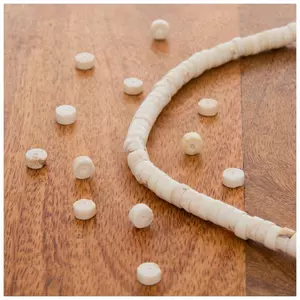 7 Ivory Shell Tooth Bead Strand by hildie & jo