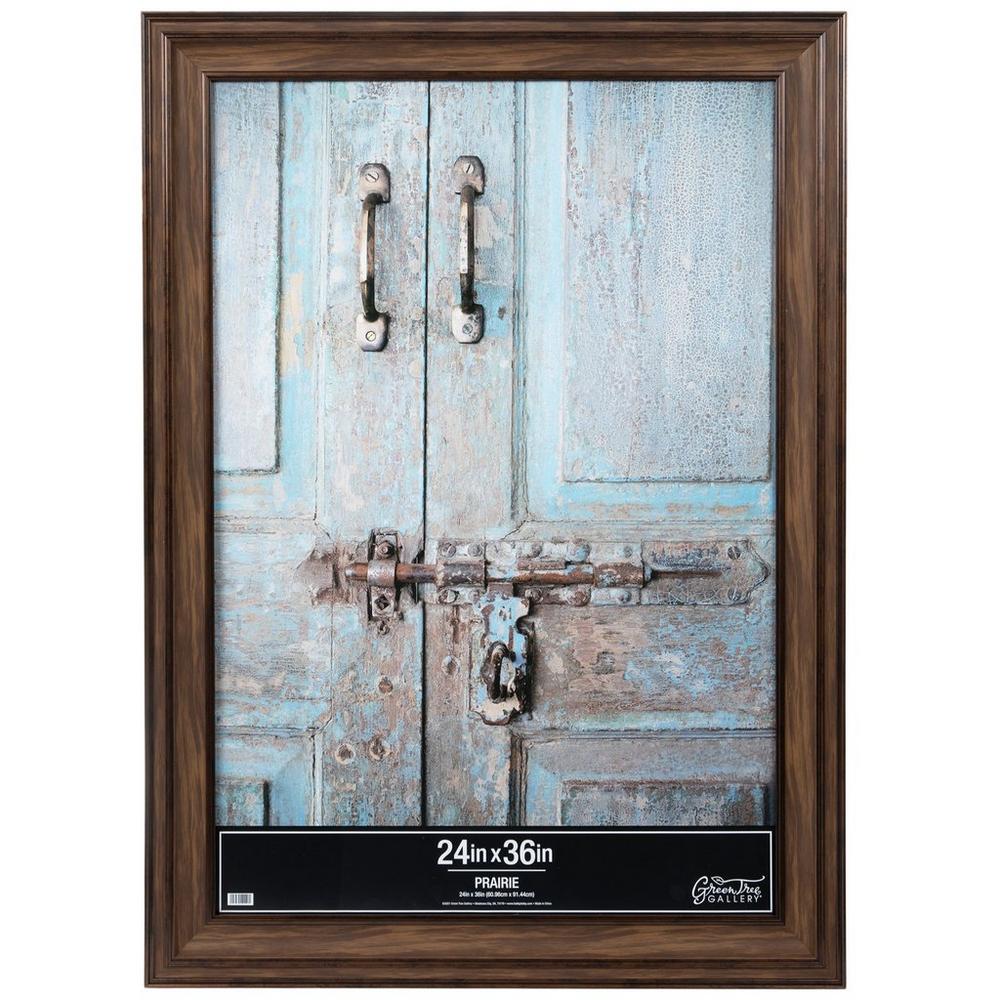 Brown Scoop Wood Look Wall Frame