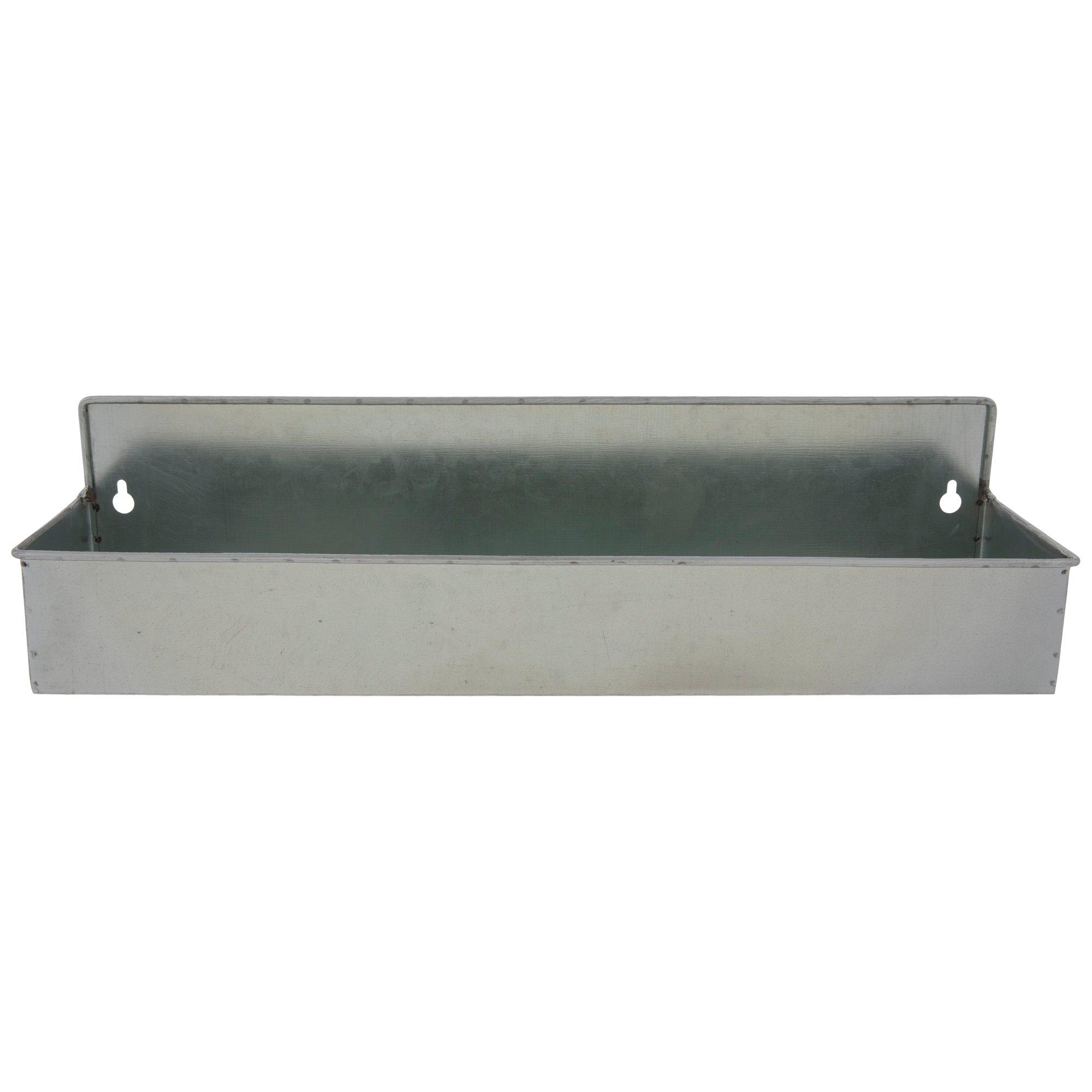 Galvanized Metal Rectangle Wall Planter | Hobby Lobby | 2196962