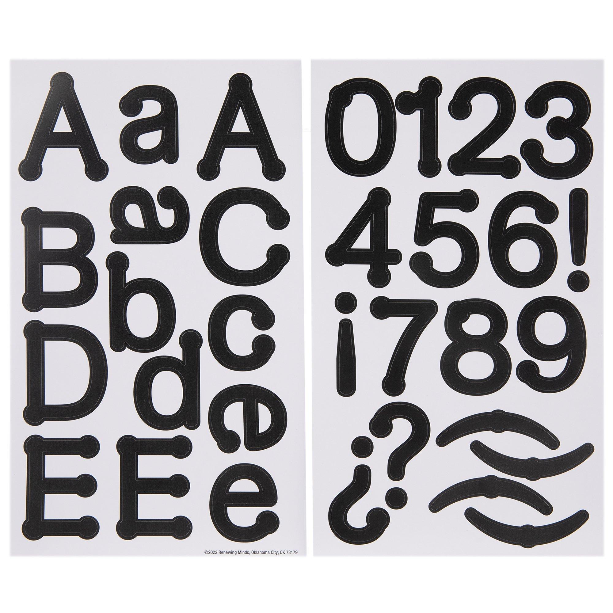 Dot Letter & Number Stickers Hobby Lobby 2200087