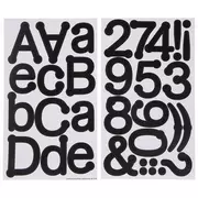 Dot Letter & Number Stickers