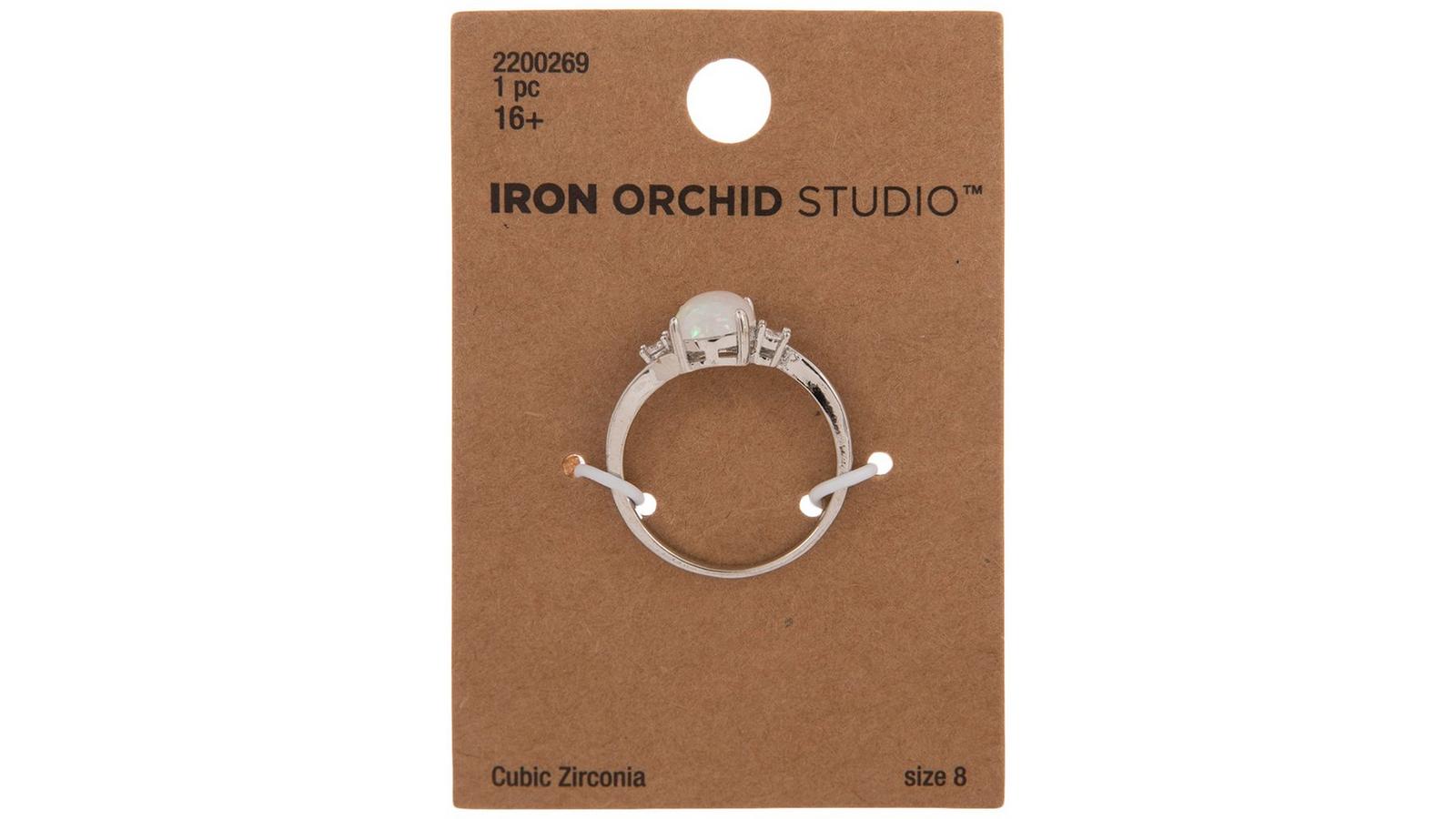 Imitation Opal & Cubic Zirconia Ring - Size 8 | Hobby Lobby | 2200269